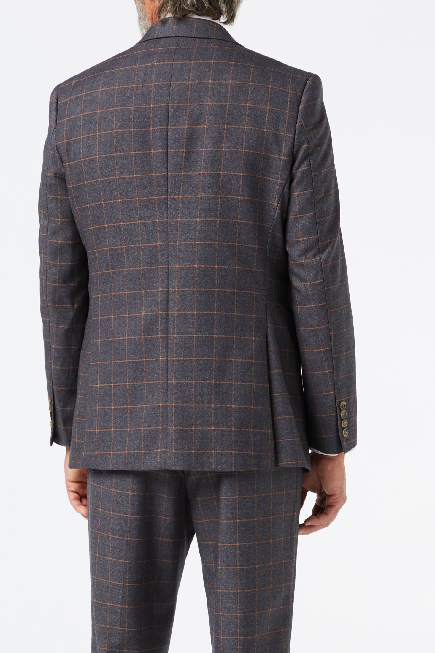 ROGER - GREY CHECK JACKET & WAISTCOAT