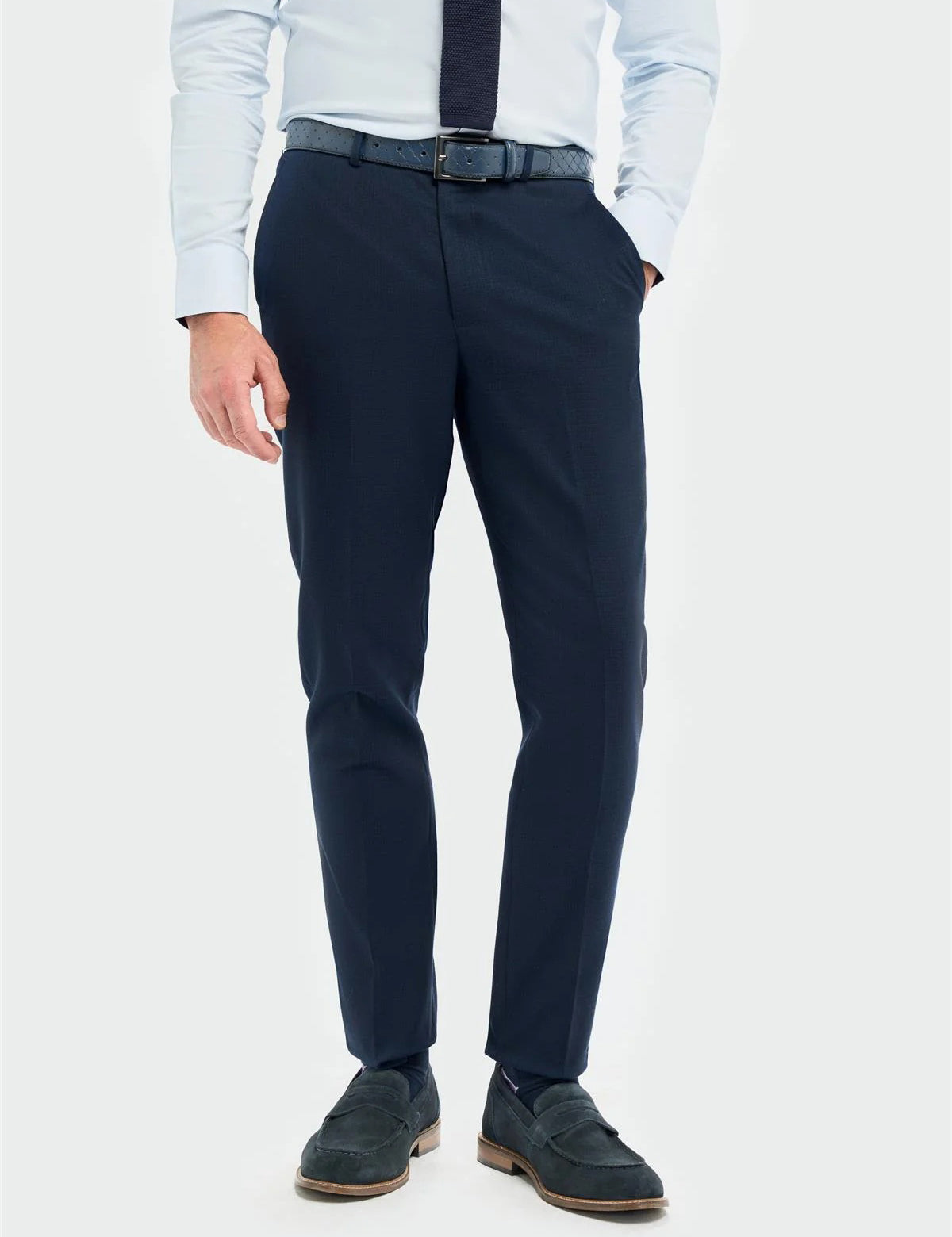 Cavani – Tropez Navy Blue 3 Piece Suit Tailored Fit