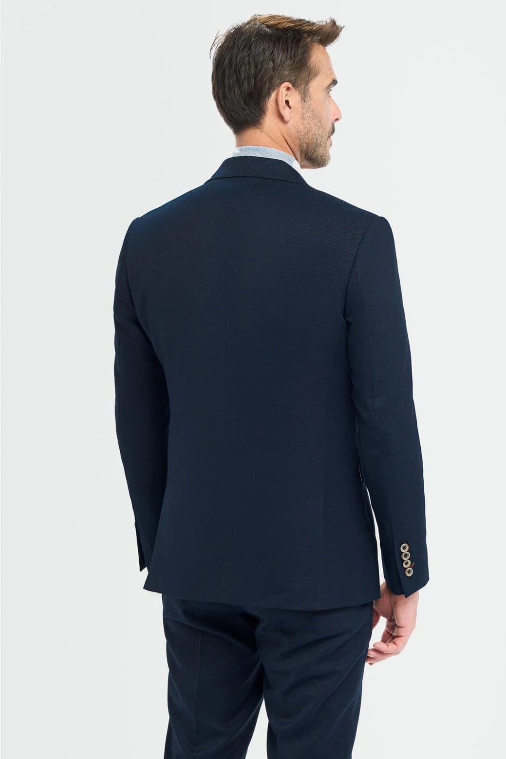 Cavani – Tropez Navy Blue 3 Piece Suit Tailored Fit