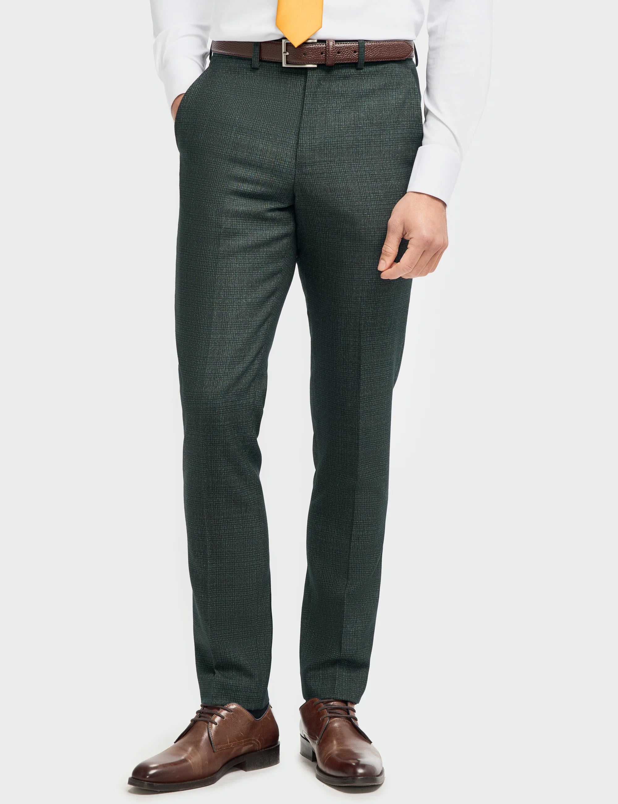 CARIDI - OLIVE 2 PIECE DOUBLE BREASTED SUIT BY CAVANI