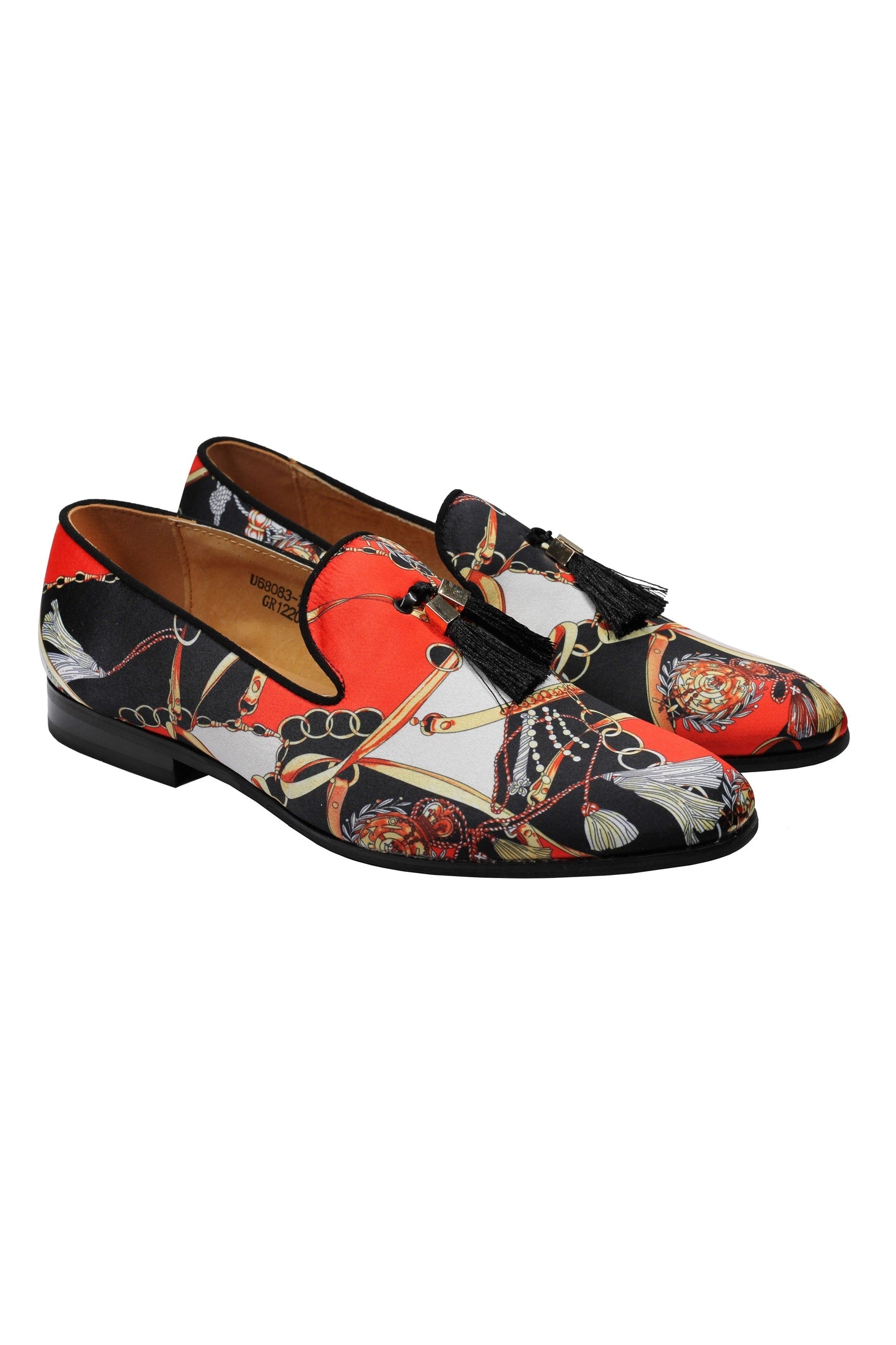 Brocade Tassel Loafers