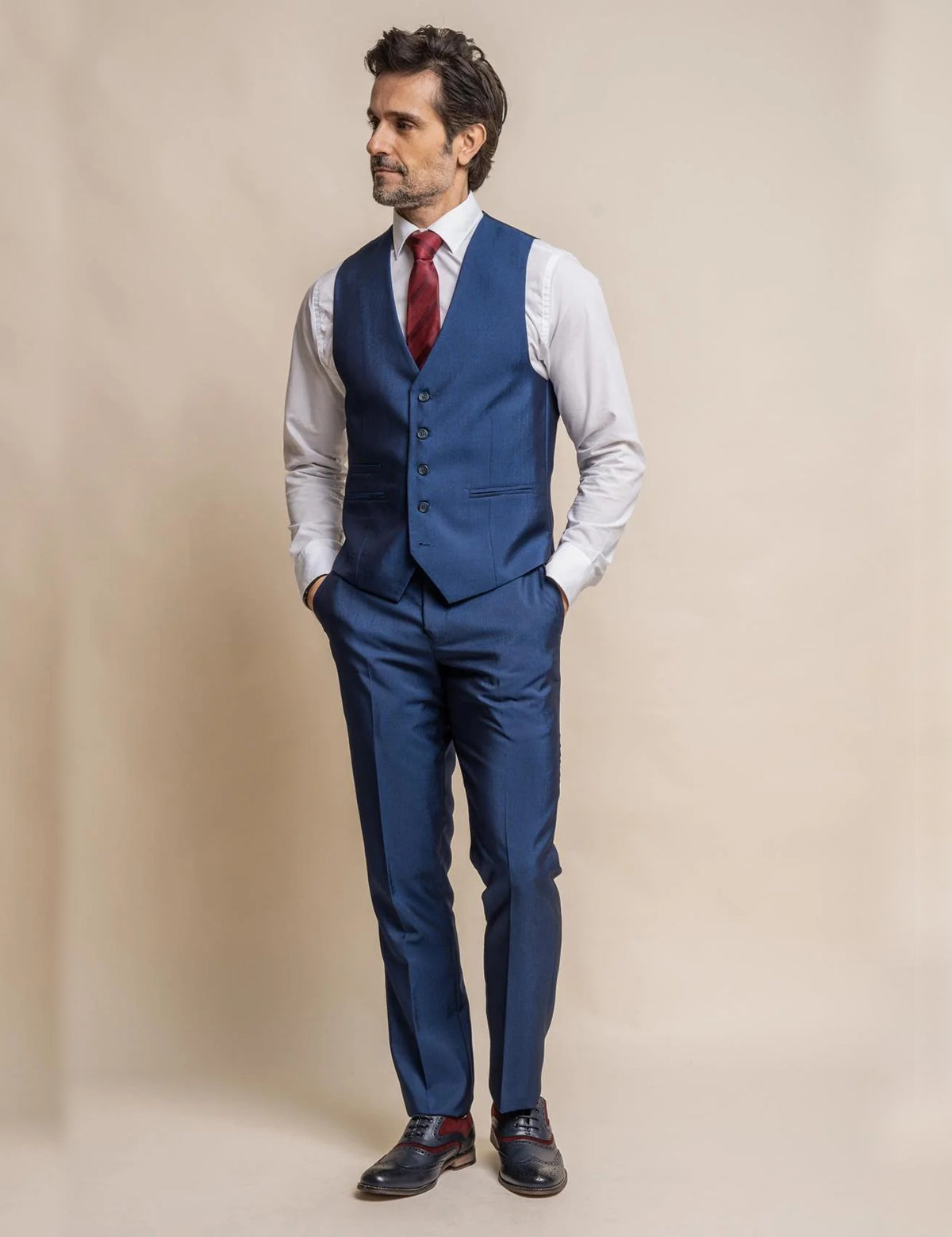 FORD NAVY WAISTCOAT