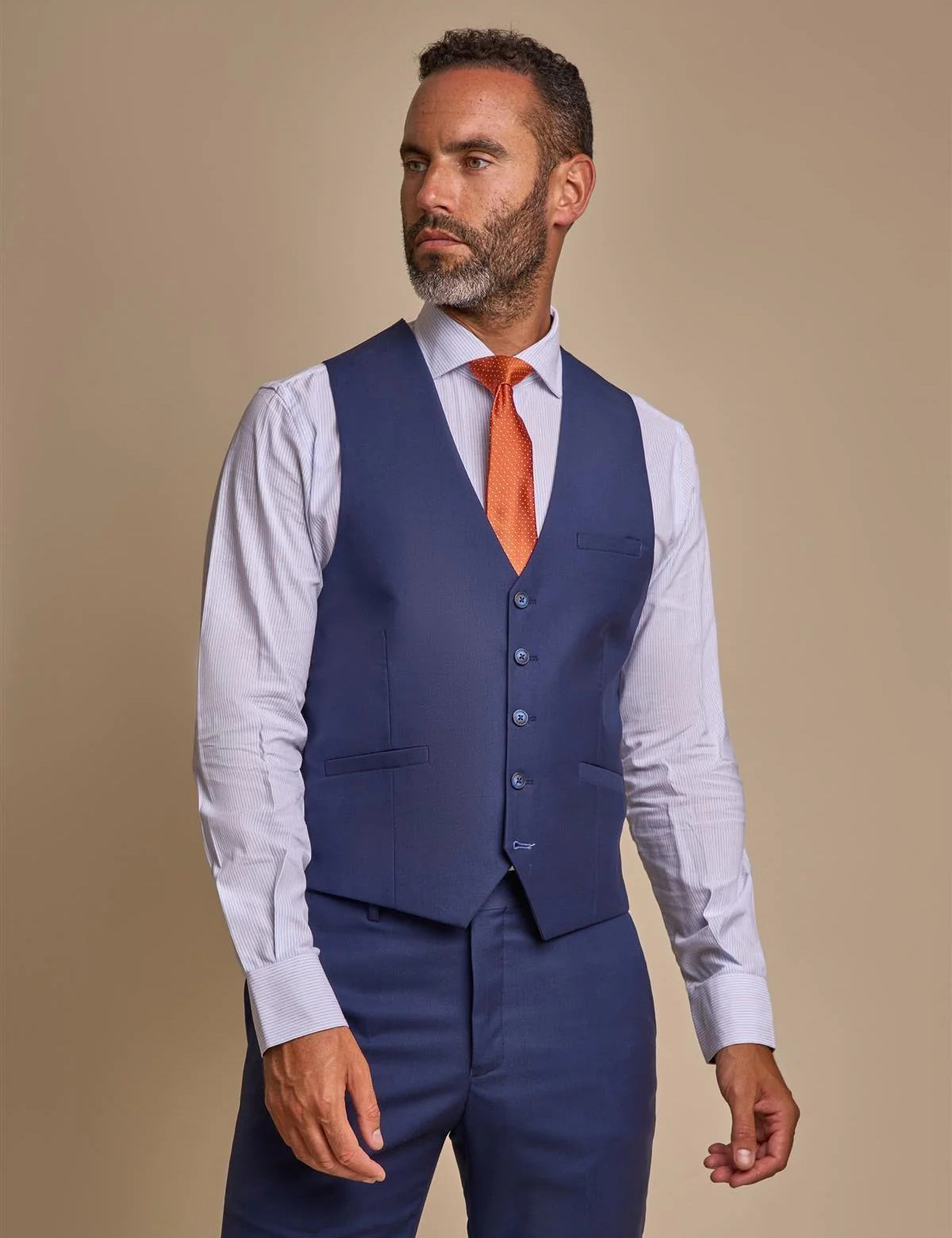 CAVANI JEFFERSON NAVY CLASSIC MEN’S 3 PIECE SUIT