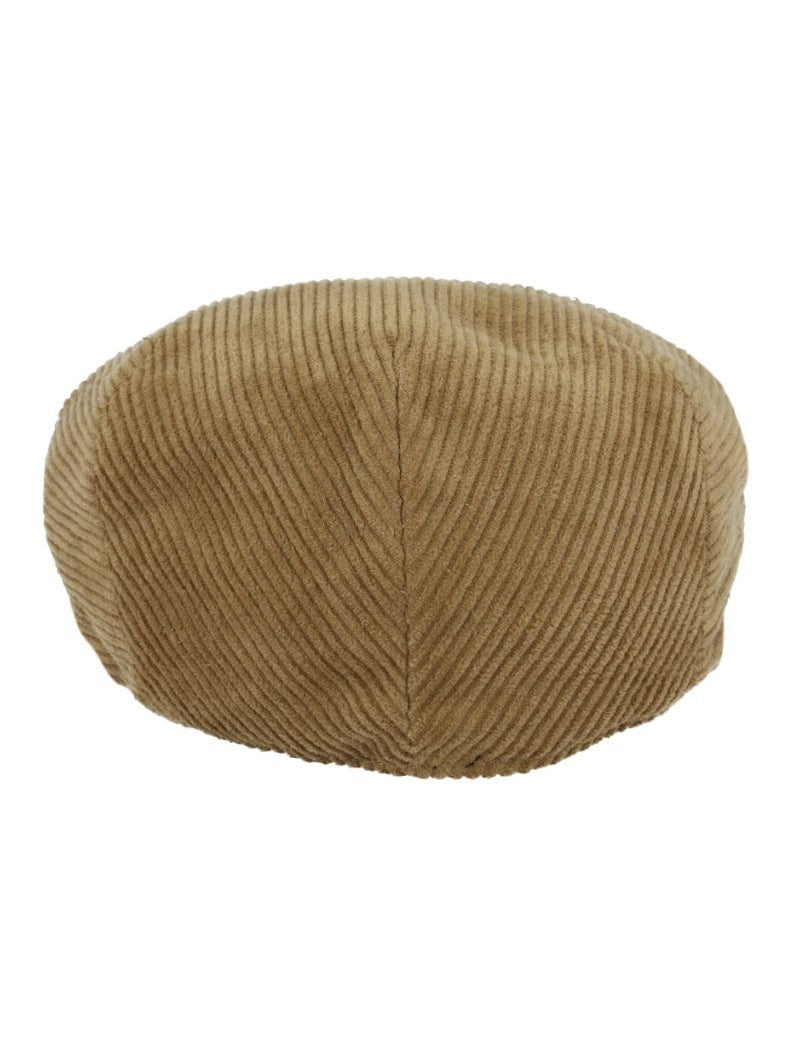 COTTON CORDUROY FLAT CAP