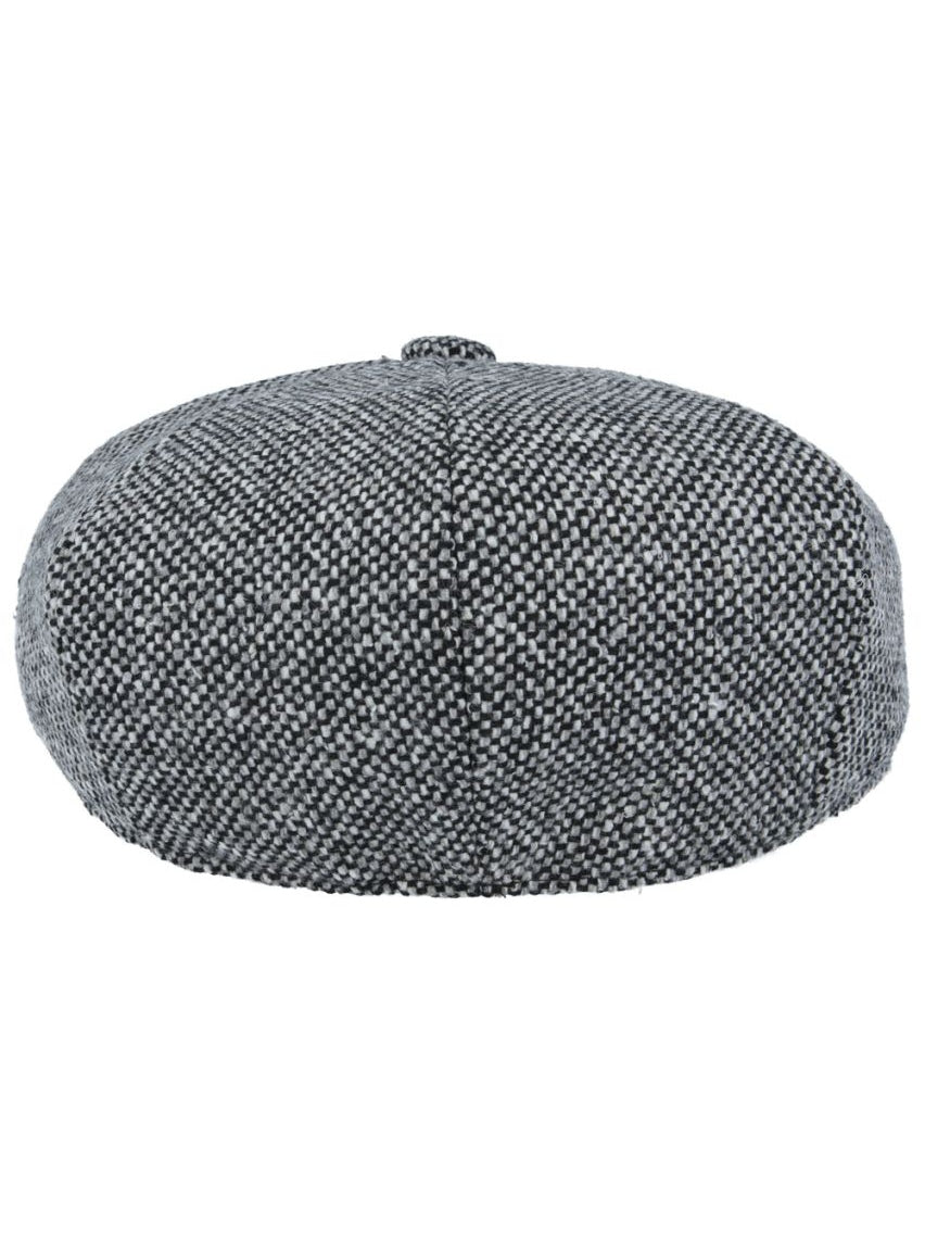 TWEED WOOL BLEND NEWSBOY FLAT CAP