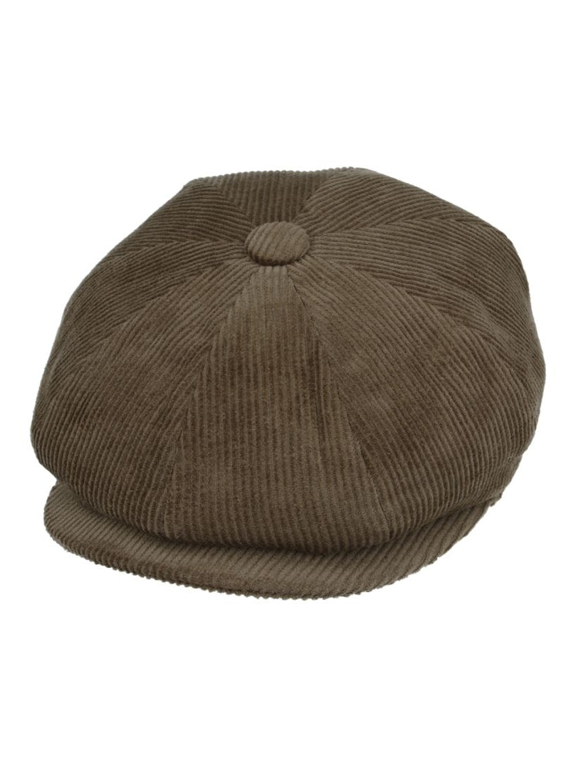 COTTON CORDUROY NEWSBOY FLAT CAP