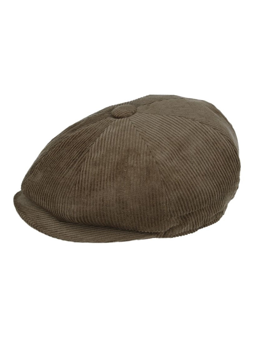 COTTON CORDUROY NEWSBOY FLAT CAP