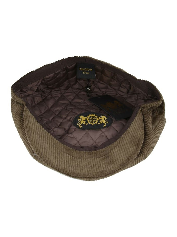 COTTON CORDUROY NEWSBOY FLAT CAP