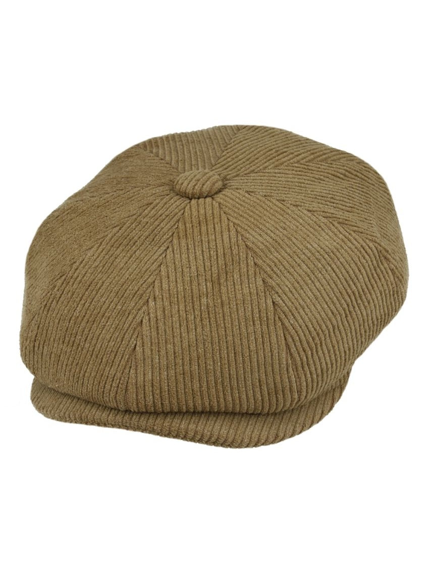 COTTON CORDUROY NEWSBOY FLAT CAP