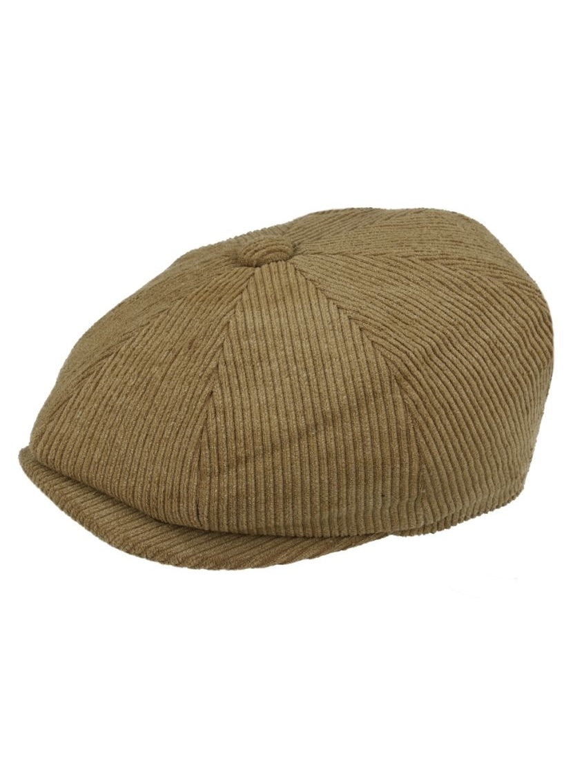 COTTON CORDUROY NEWSBOY FLAT CAP