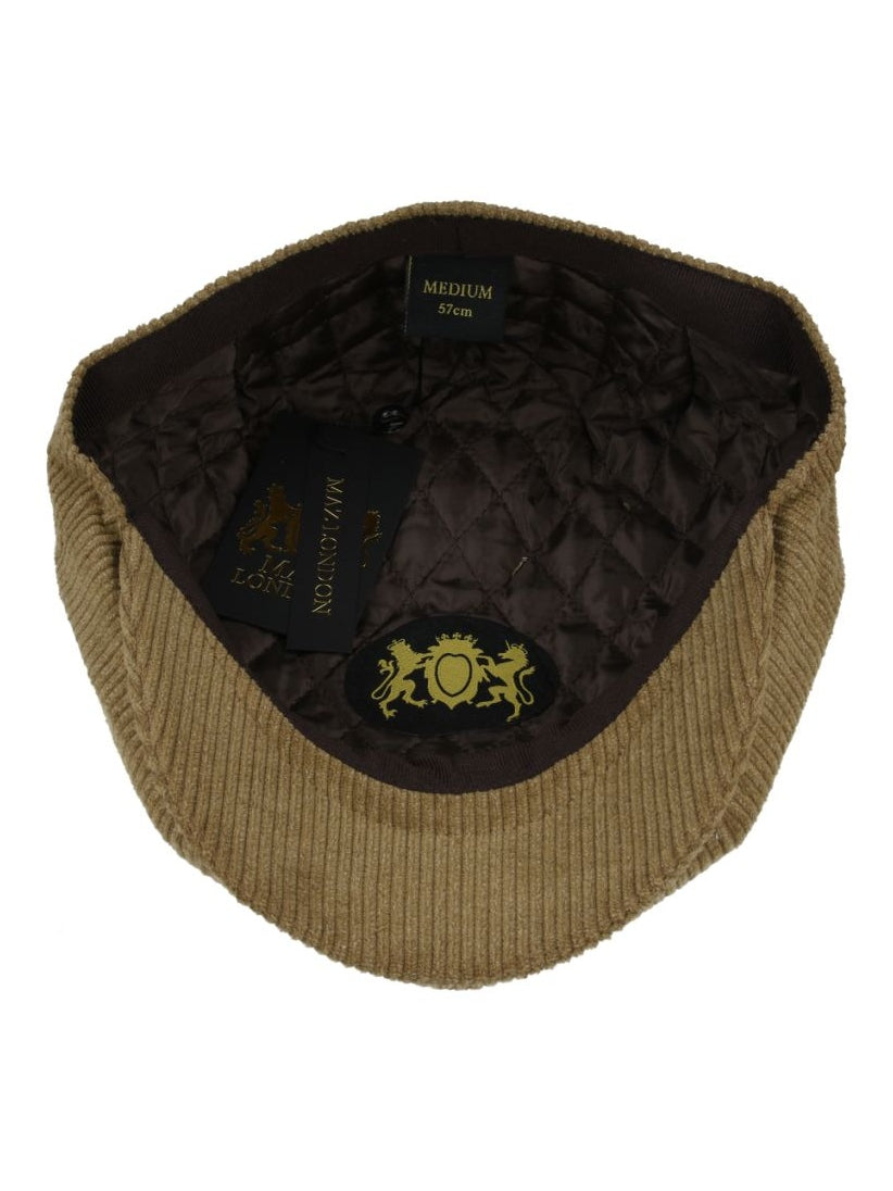 COTTON CORDUROY NEWSBOY FLAT CAP