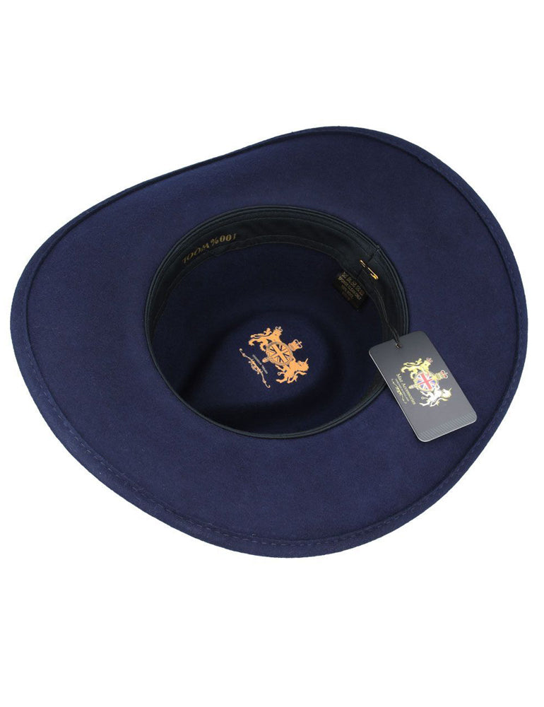 PURE WOOL FELT CRUSHABLE COWBOY HAT