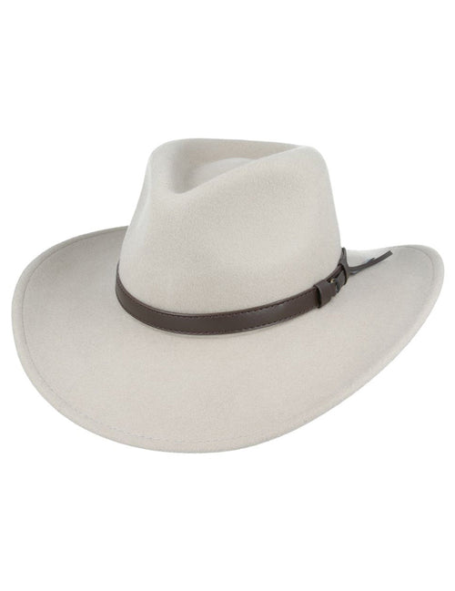 PURE WOOL FELT CRUSHABLE COWBOY HAT
