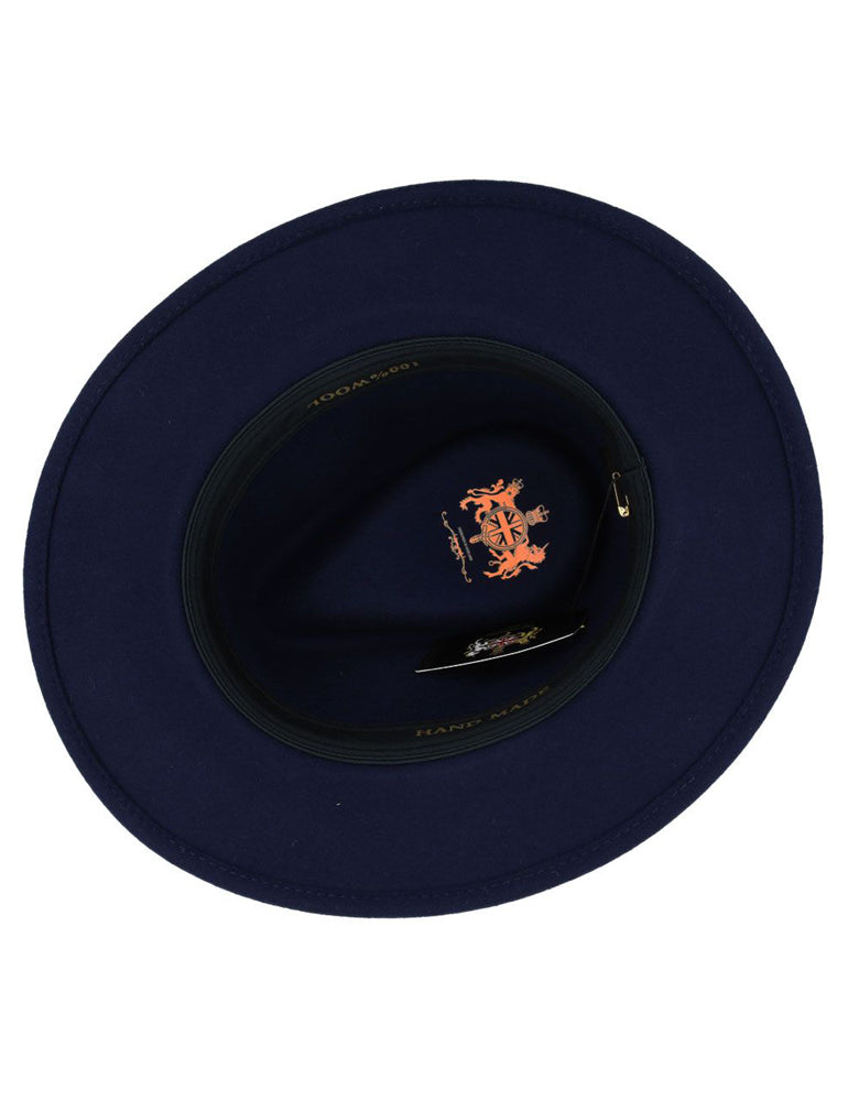 Crushable Fedora 100% Wool Wide Brim Hat