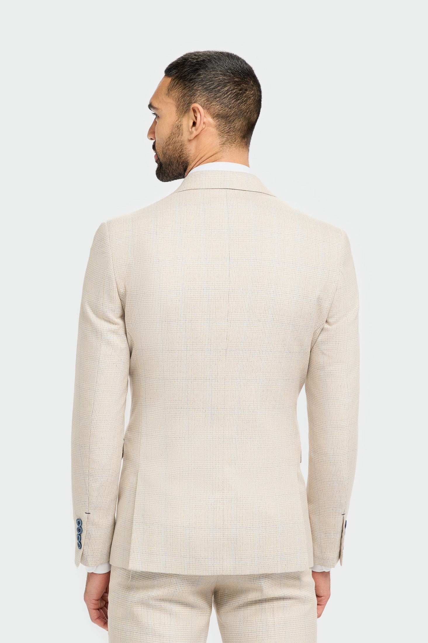 CARIDI - SLIM FIT BEIGE BLAZER