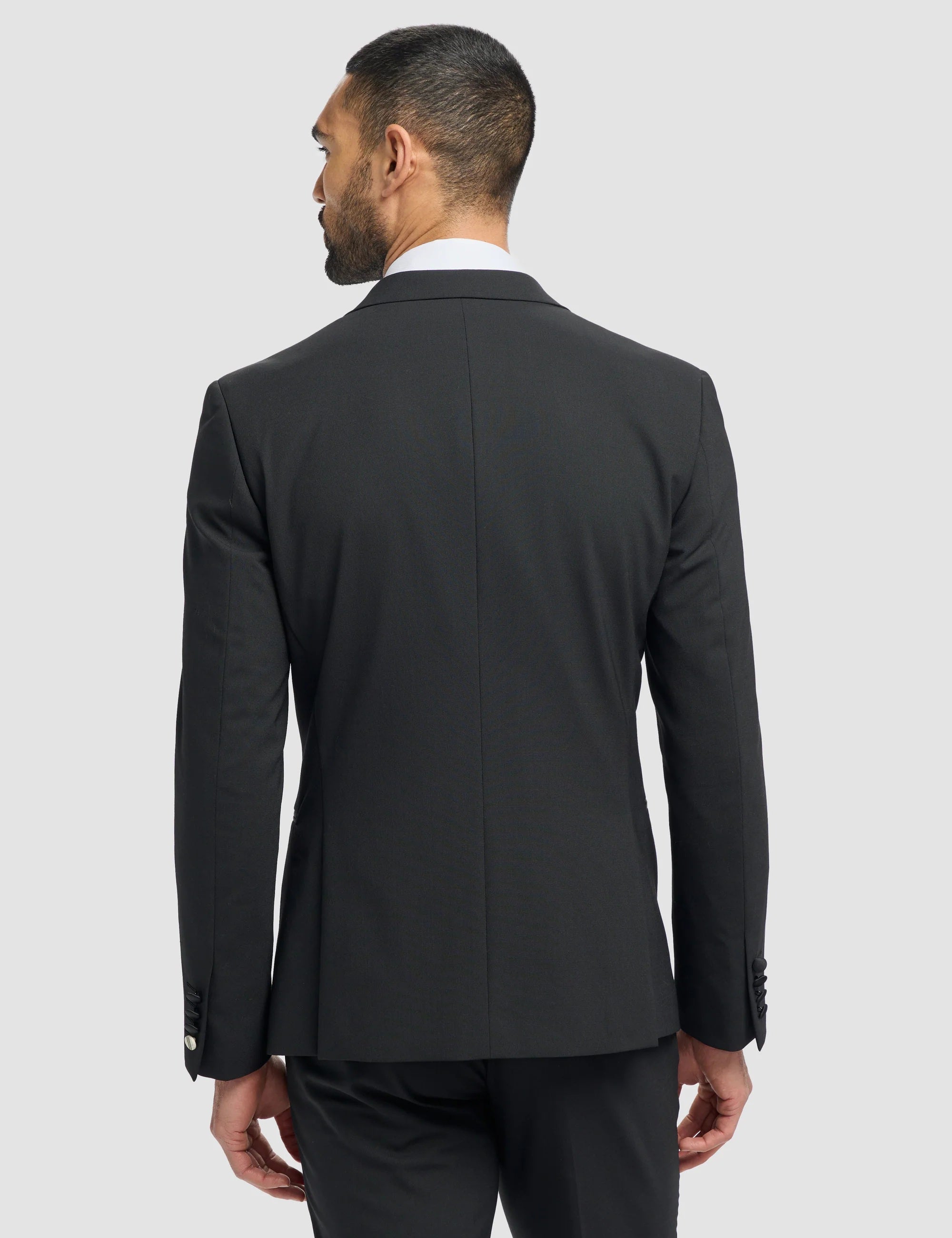 ASPEN - DOUBLE BREASTED BLACK BLAZER