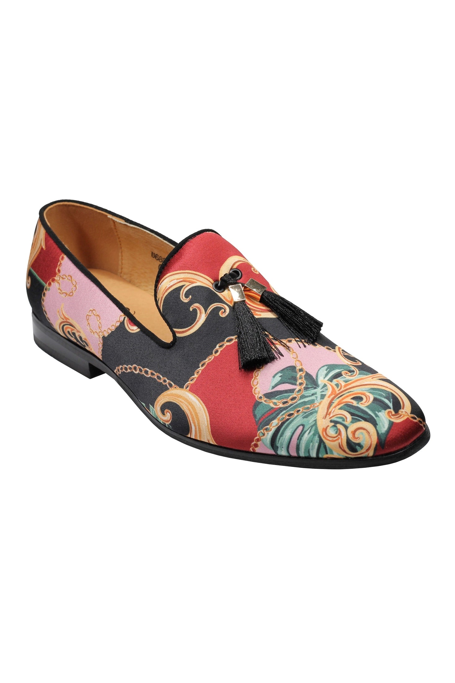 Brocade Tassel Loafers