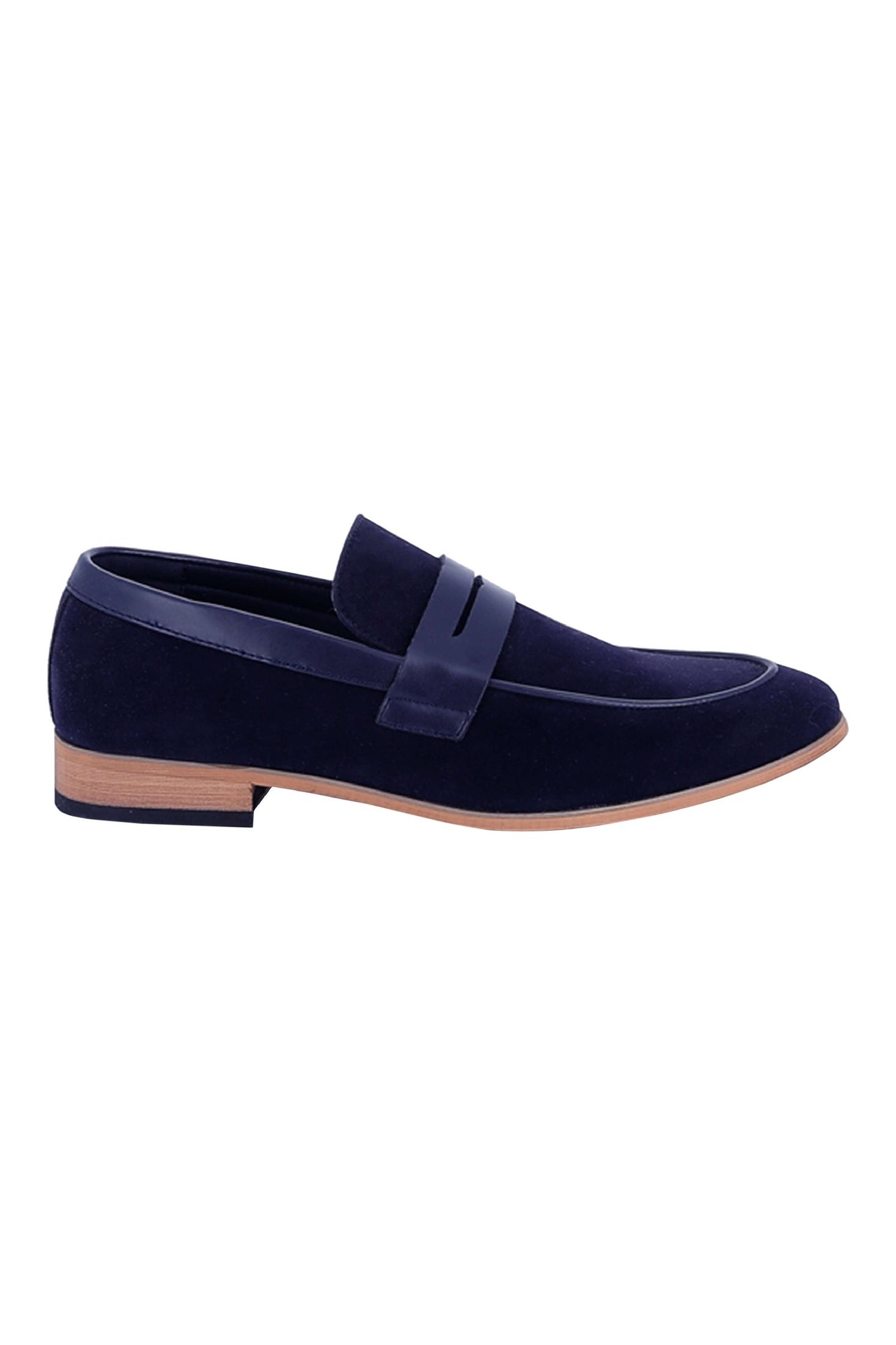 SUEDE PENNY LOAFERS