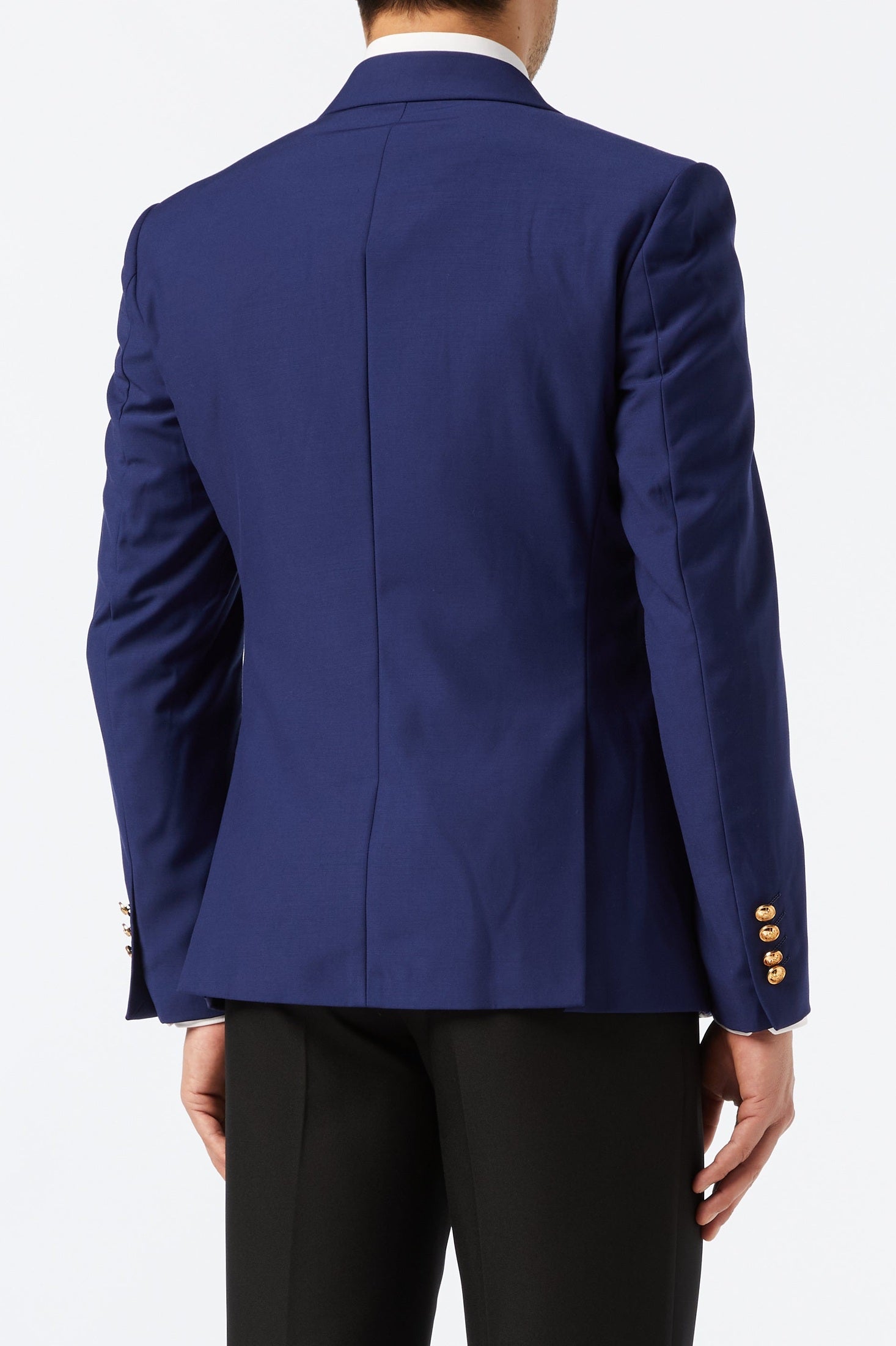 NAVY DOUBLE BREASTED GOLD BUTTON JACKET
