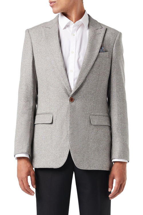 MARCO – EINREIHIGER LÄSSIGER BLAZER IN GRAU