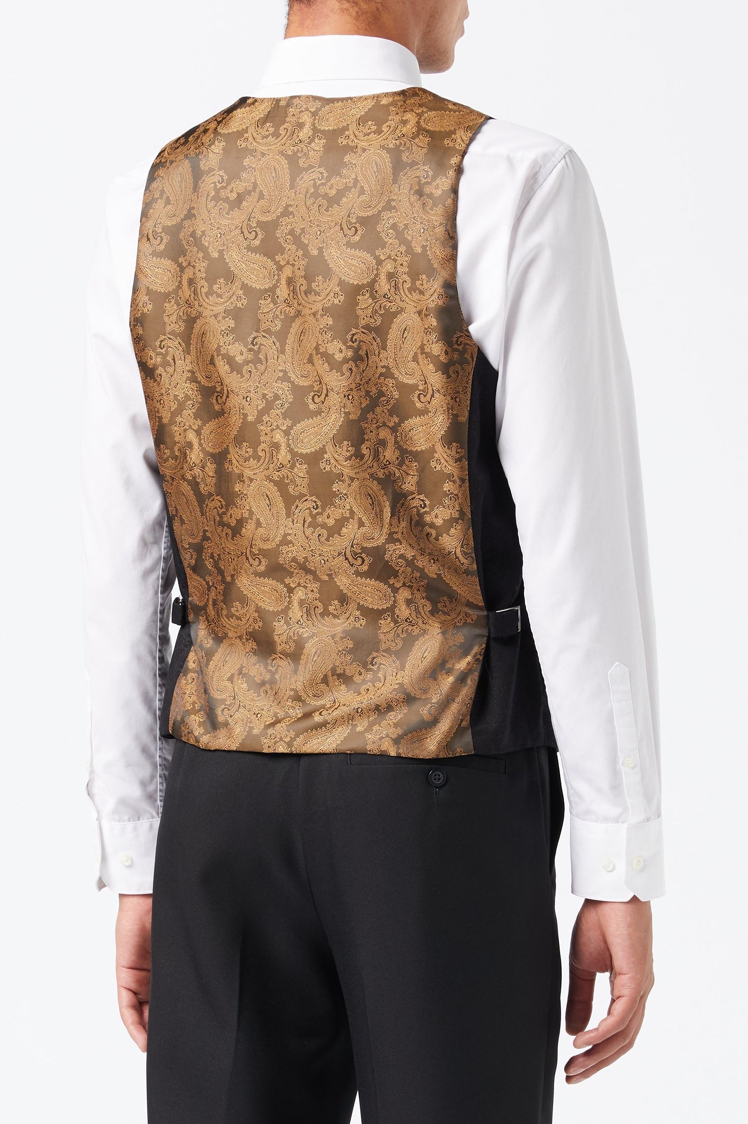 LUCA - BLACK PRINTED DINNER TUX JACKET