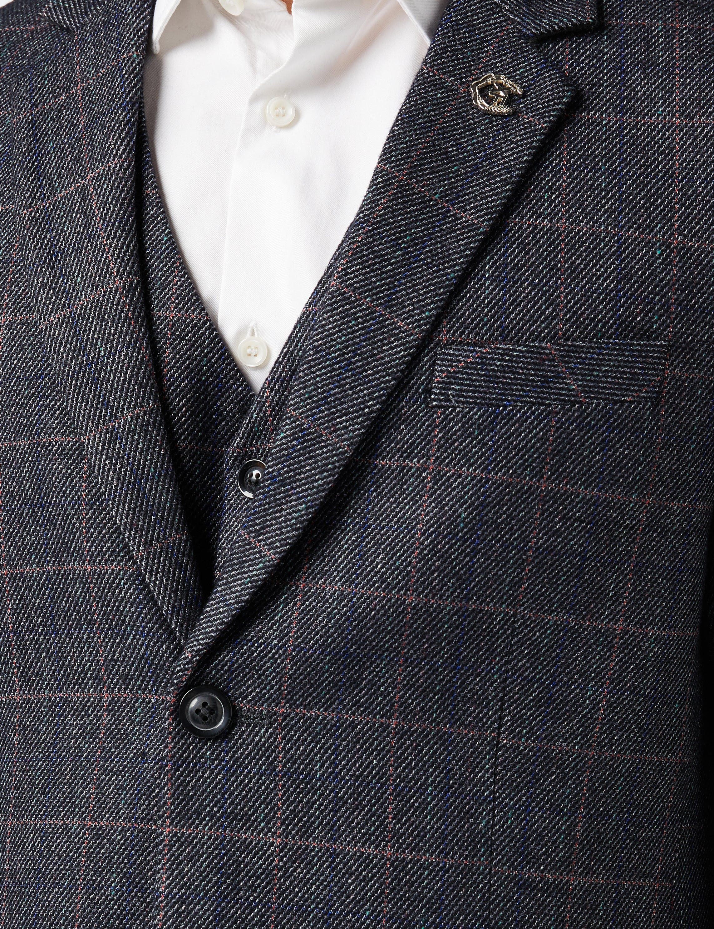 JULES - GREY TWEED CHECK SUIT