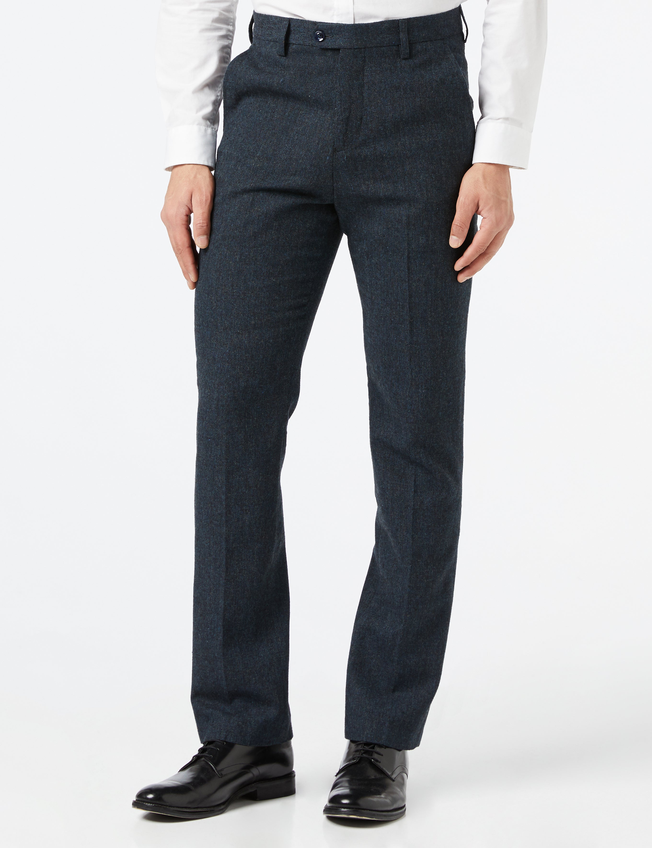 TWEED BLUE TROUSERS