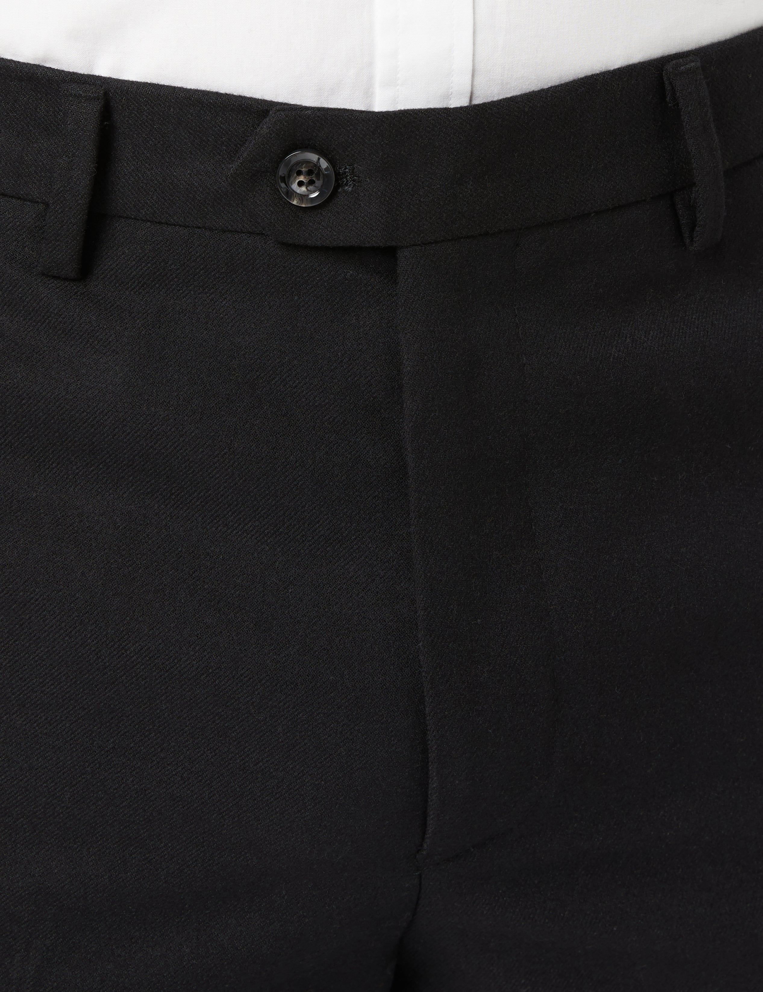Max - Mens Classic Black Smart Retro Tailor Fit Trouser