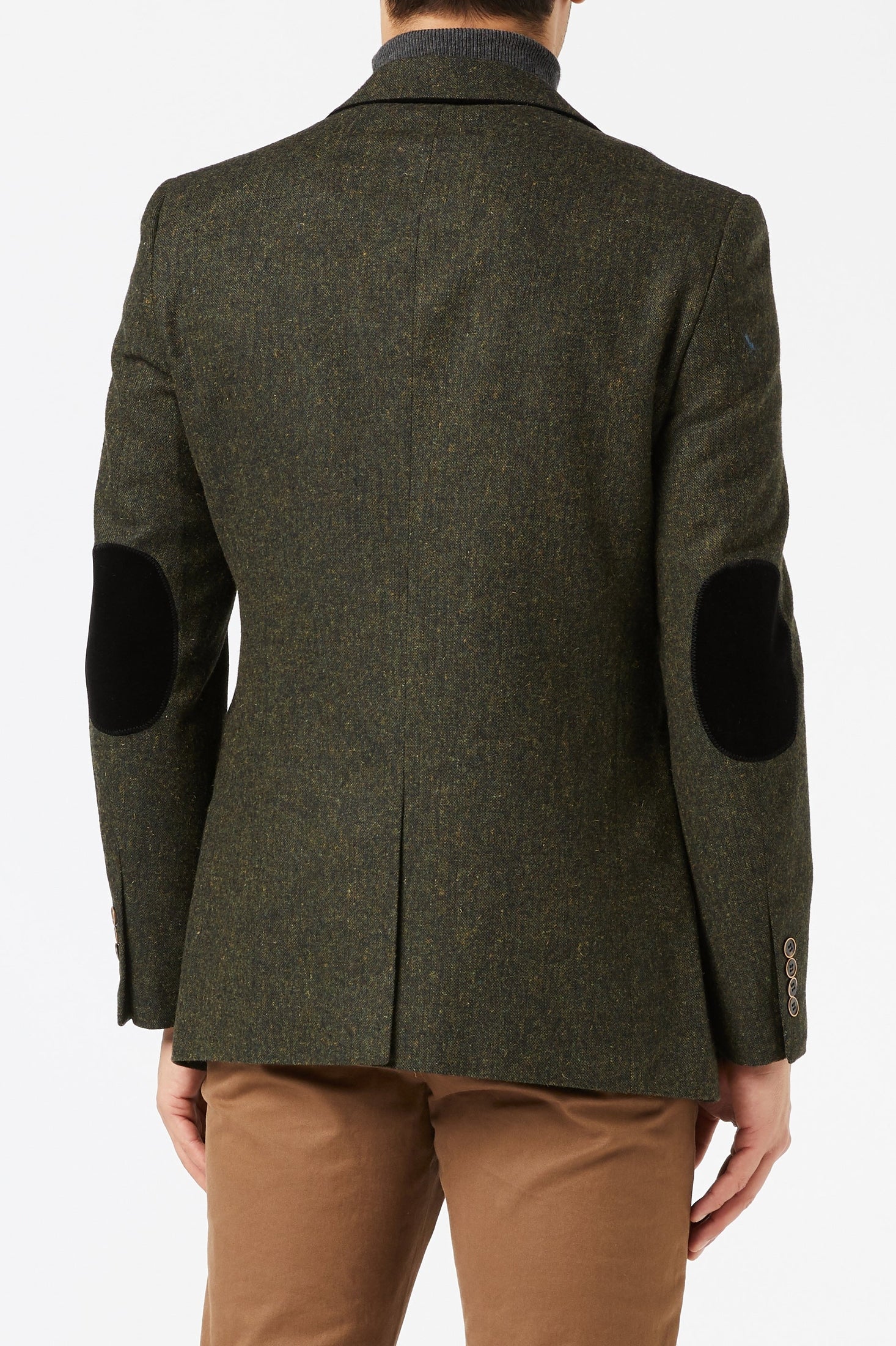 DANE - GREEN TWEED BLAZER