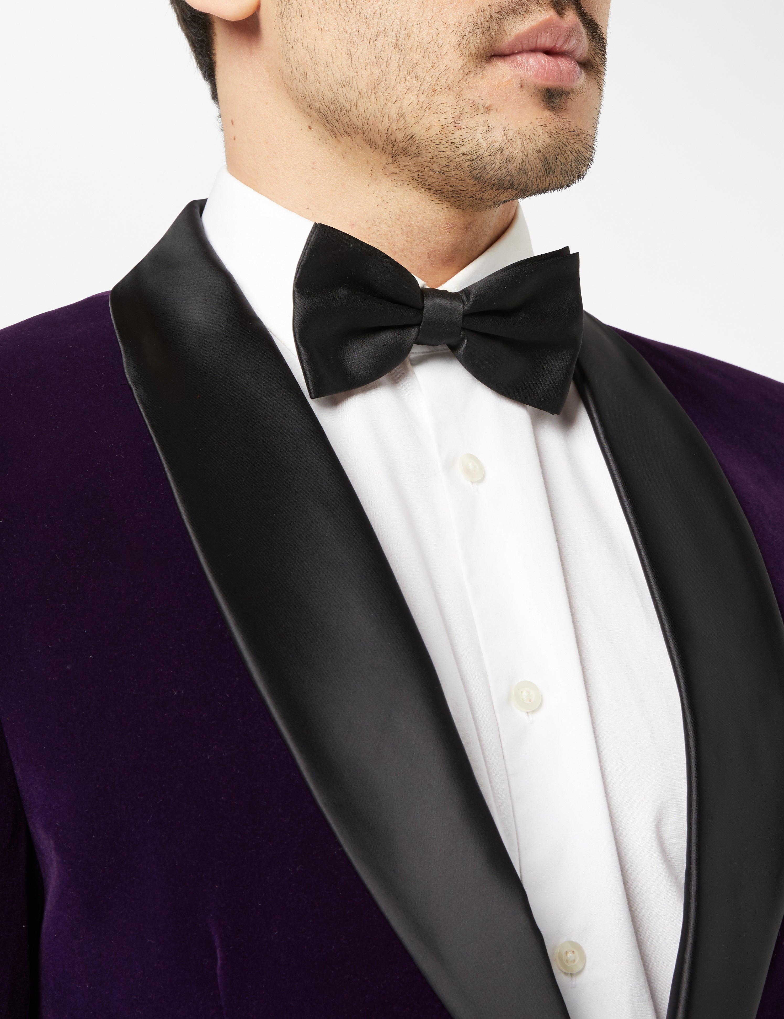 Tuxedo Ricky - Purple Soft Velvet Jacket