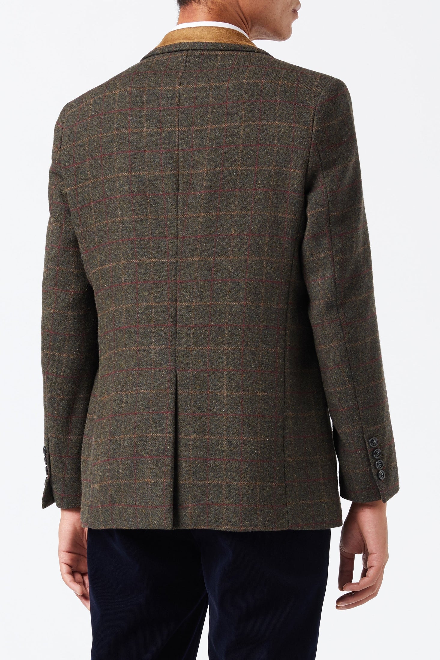 VITORI - GREEN TWEED CHECK JACKET