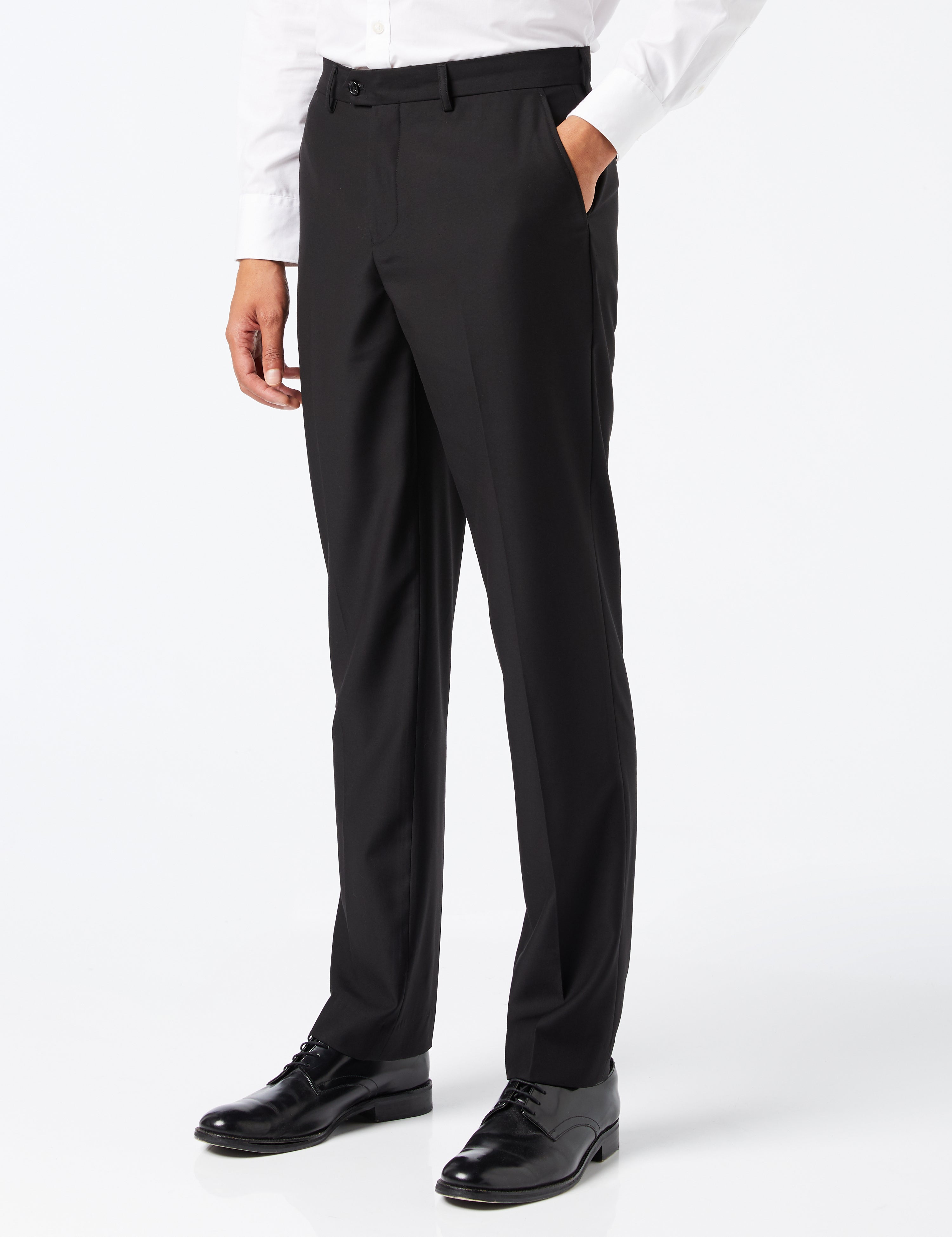 PJ-BLACK PLAIN TROUSER