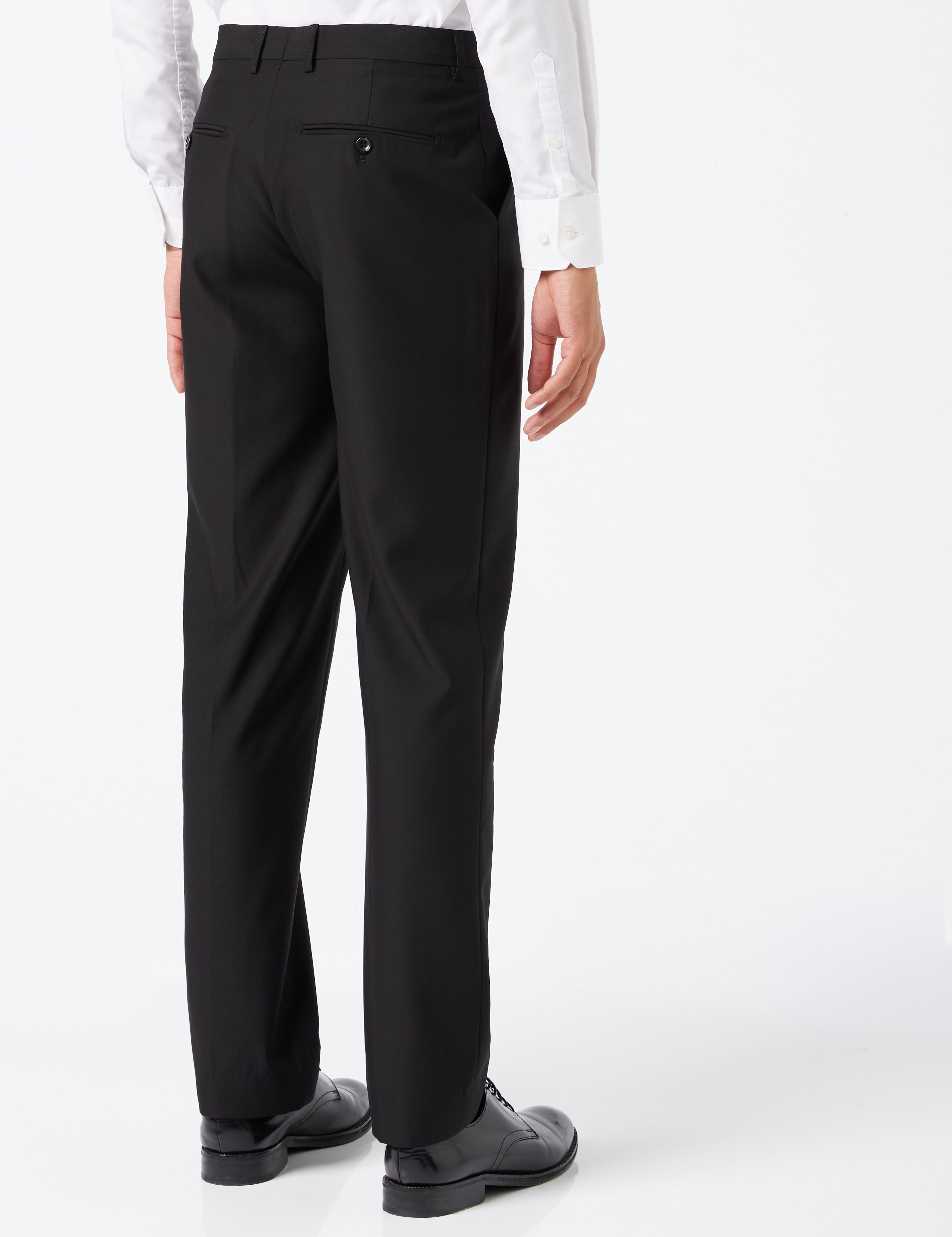 PJ-BLACK PLAIN TROUSER