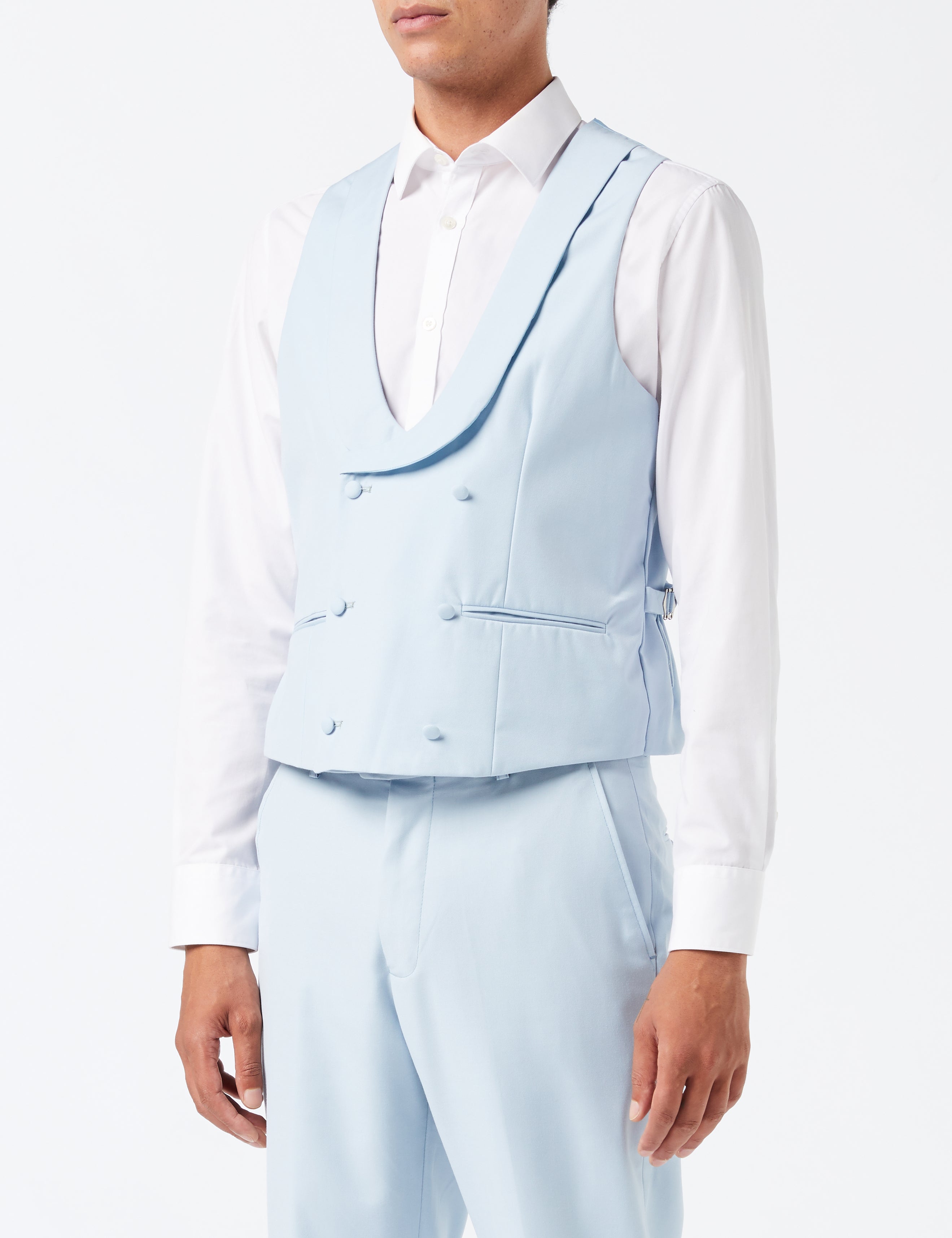 LETE - Pale Blue Summer Wedding Suit