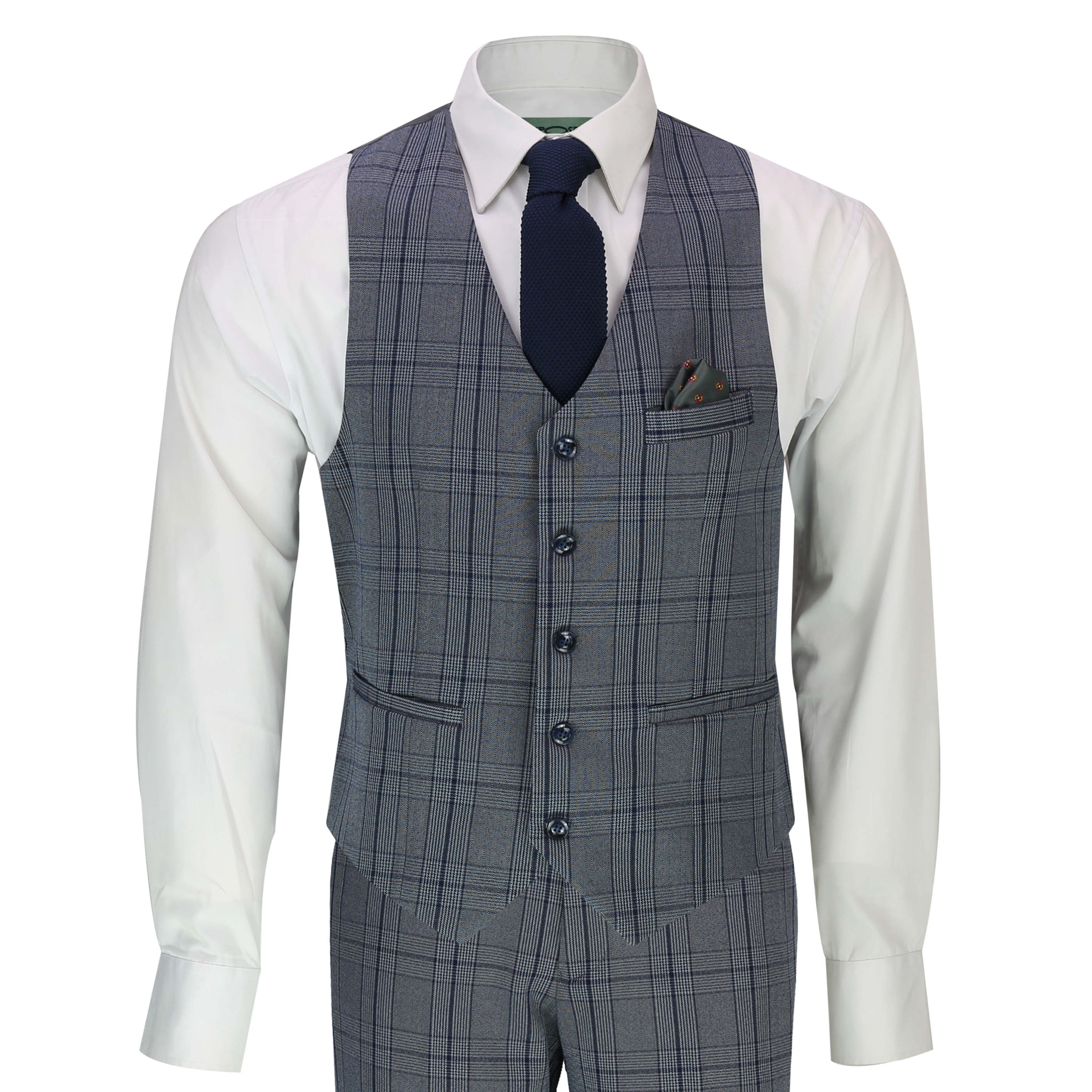 BEVAN – BLUE CHECKS SUIT