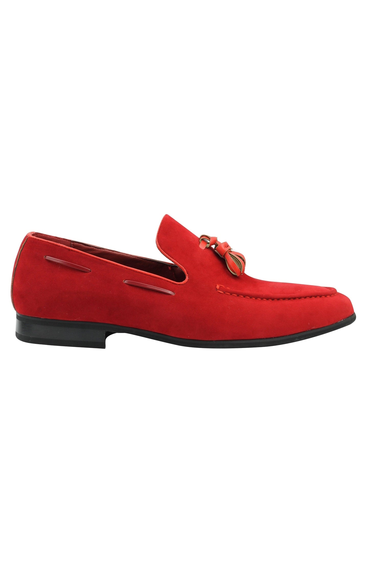 Faux Suede Leather Tassel Loafers