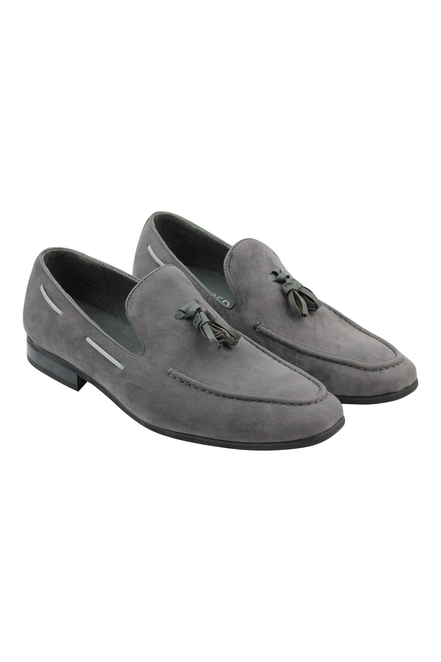 Faux Suede Leather Tassel Loafers