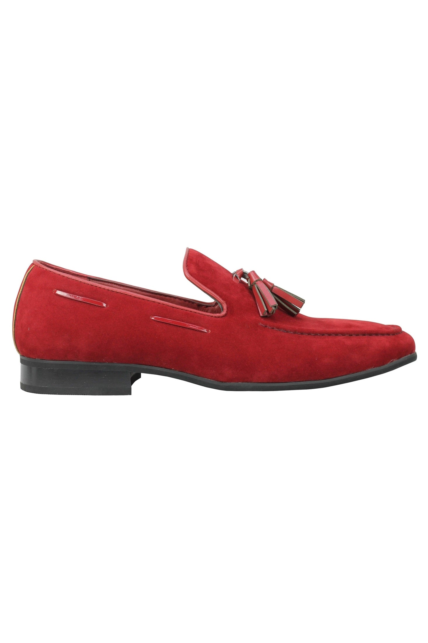 Faux Suede Leather Tassel Loafers