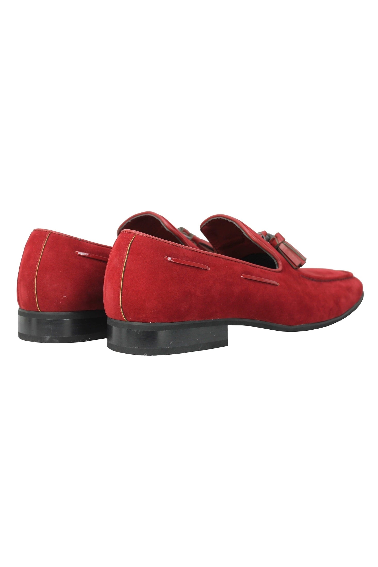 Faux Suede Leather Tassel Loafers