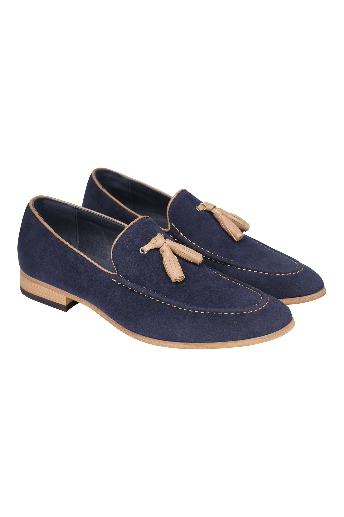 SUEDE - FAUX LEATHER TASSEL LOAFERS