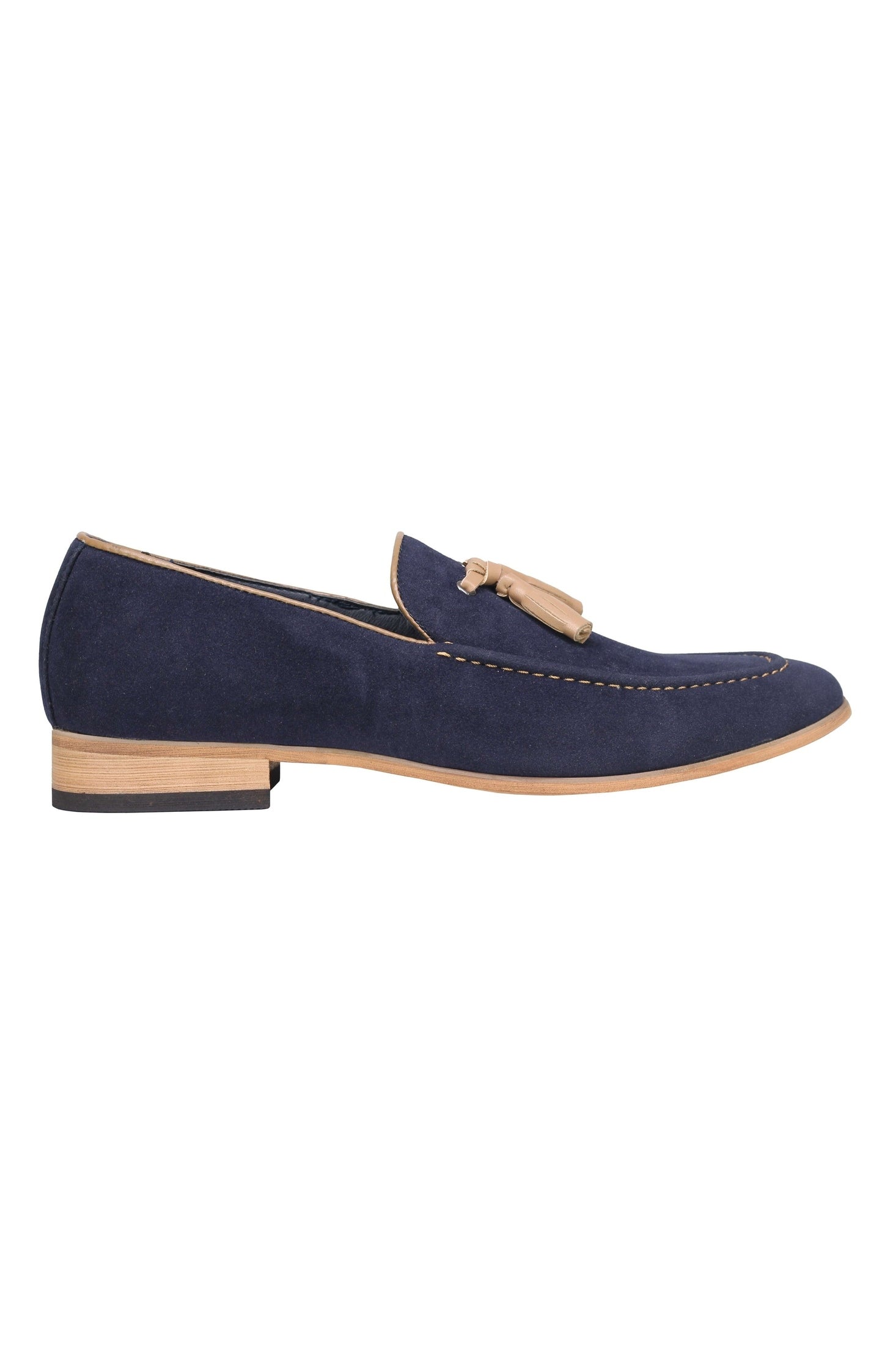 SUEDE - FAUX LEATHER TASSEL LOAFERS