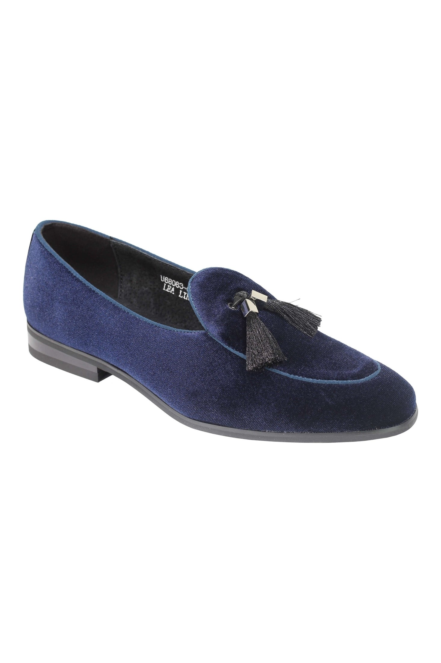 VELVET LOAFERS WITH TASSEL