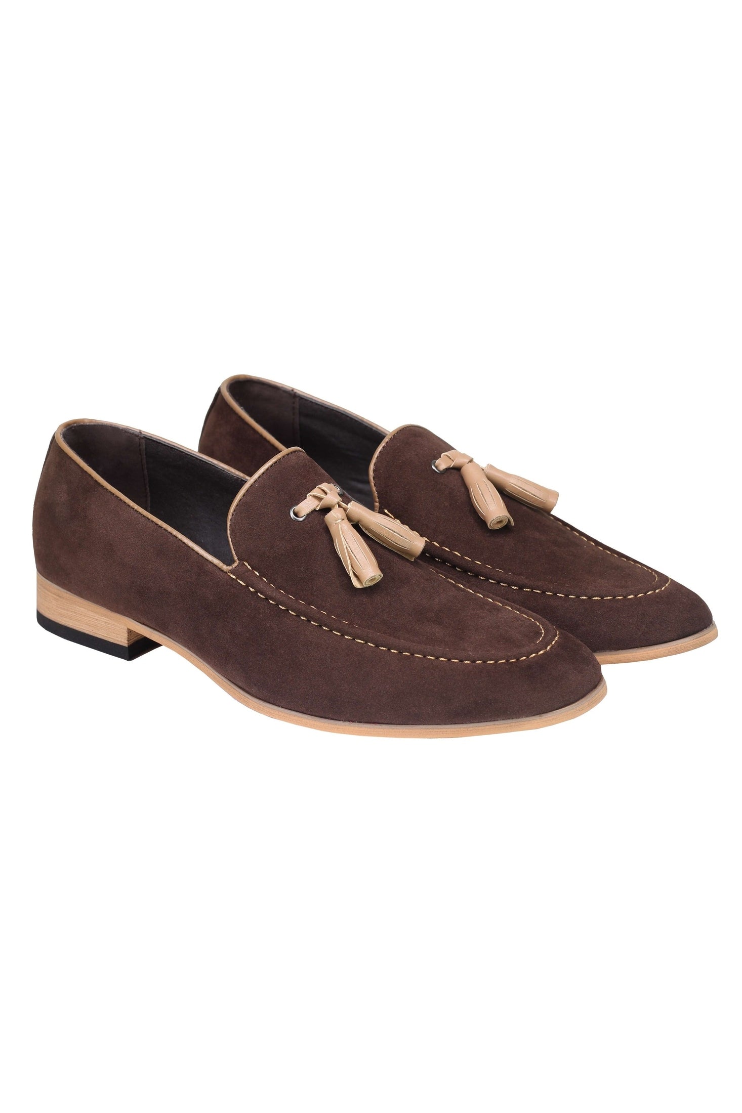 SUEDE - FAUX LEATHER TASSEL LOAFERS