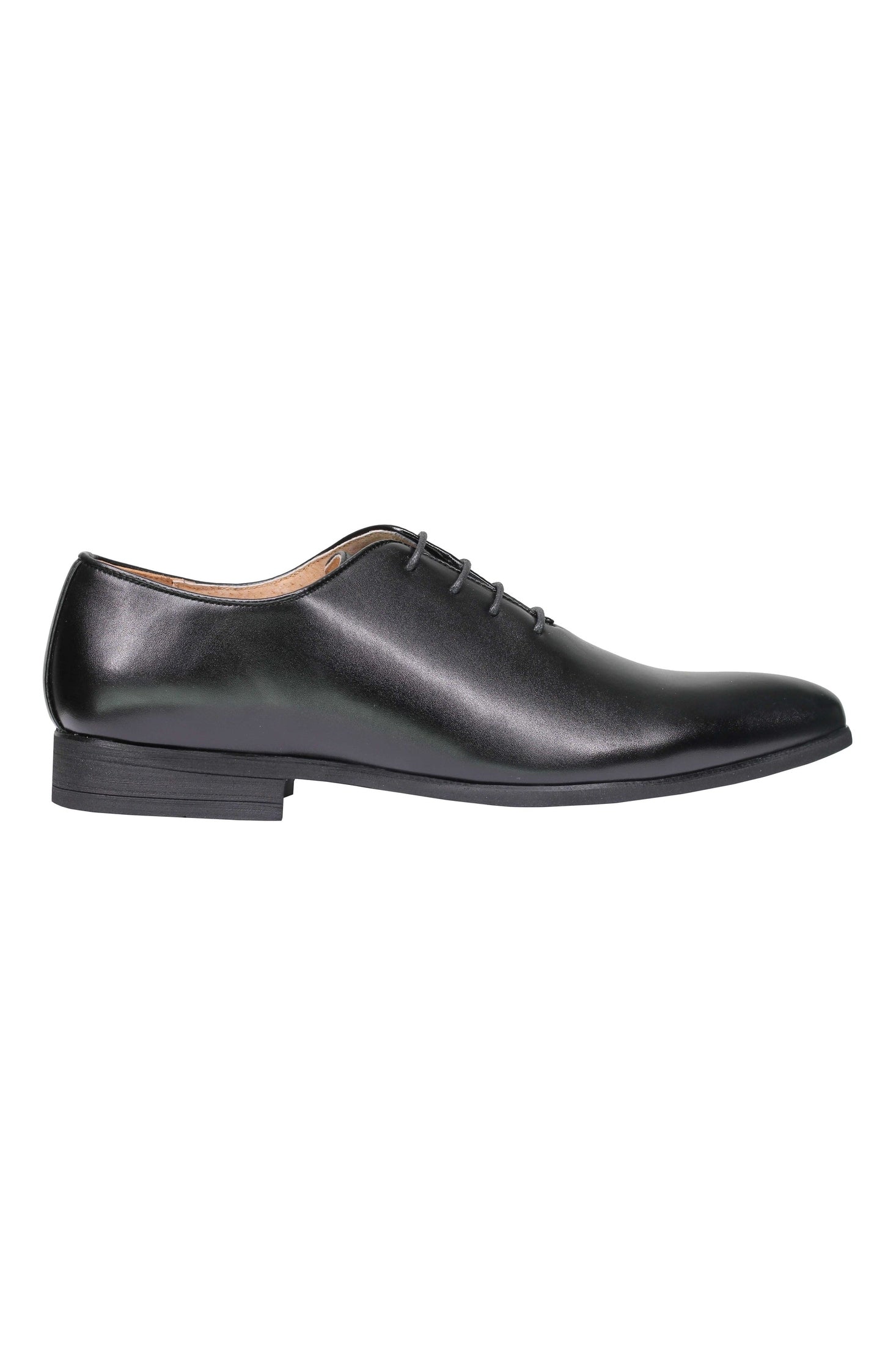 FAUX LEATHER UPPER WHOLECUT OXFORD SHOES