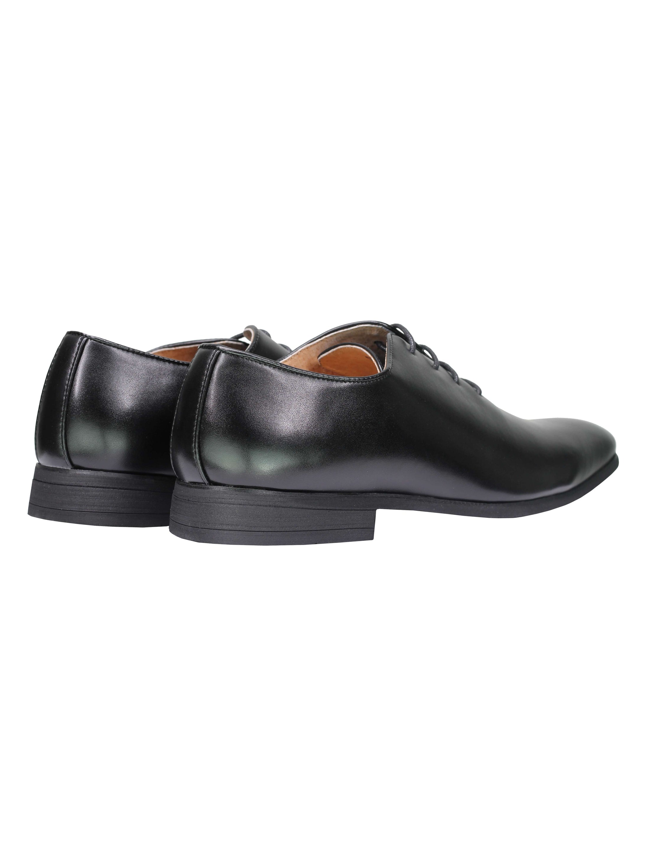 FAUX LEATHER UPPER WHOLECUT OXFORD SHOES