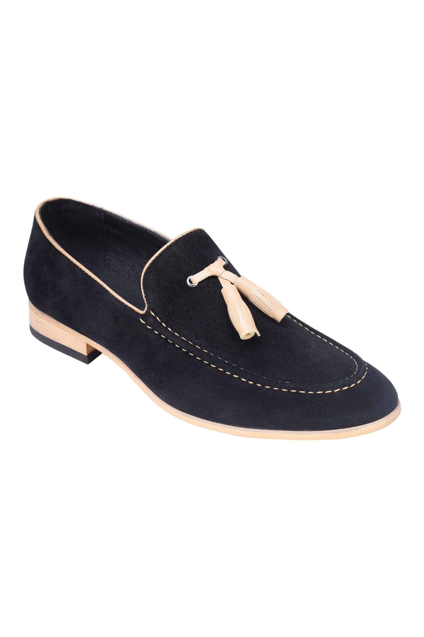 SUEDE - FAUX LEATHER TASSEL LOAFERS