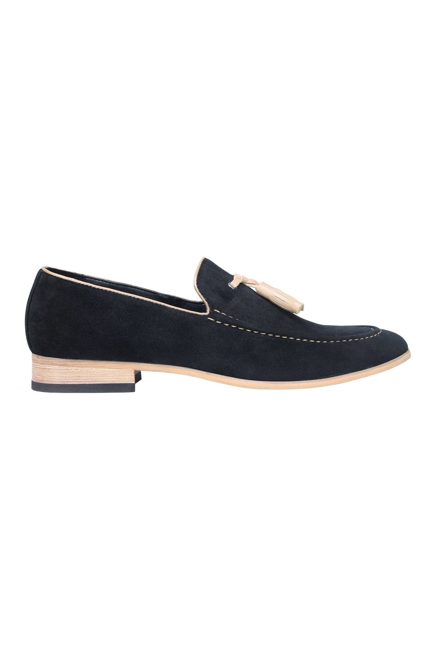 SUEDE - FAUX LEATHER TASSEL LOAFERS