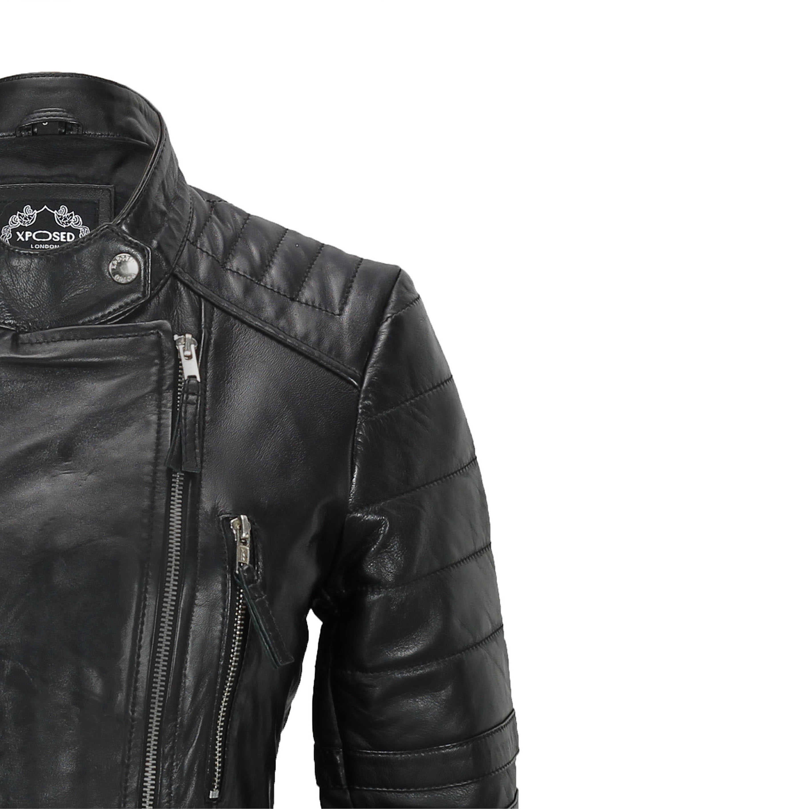 LADIES JACKET WITH BUCKLES BLACK