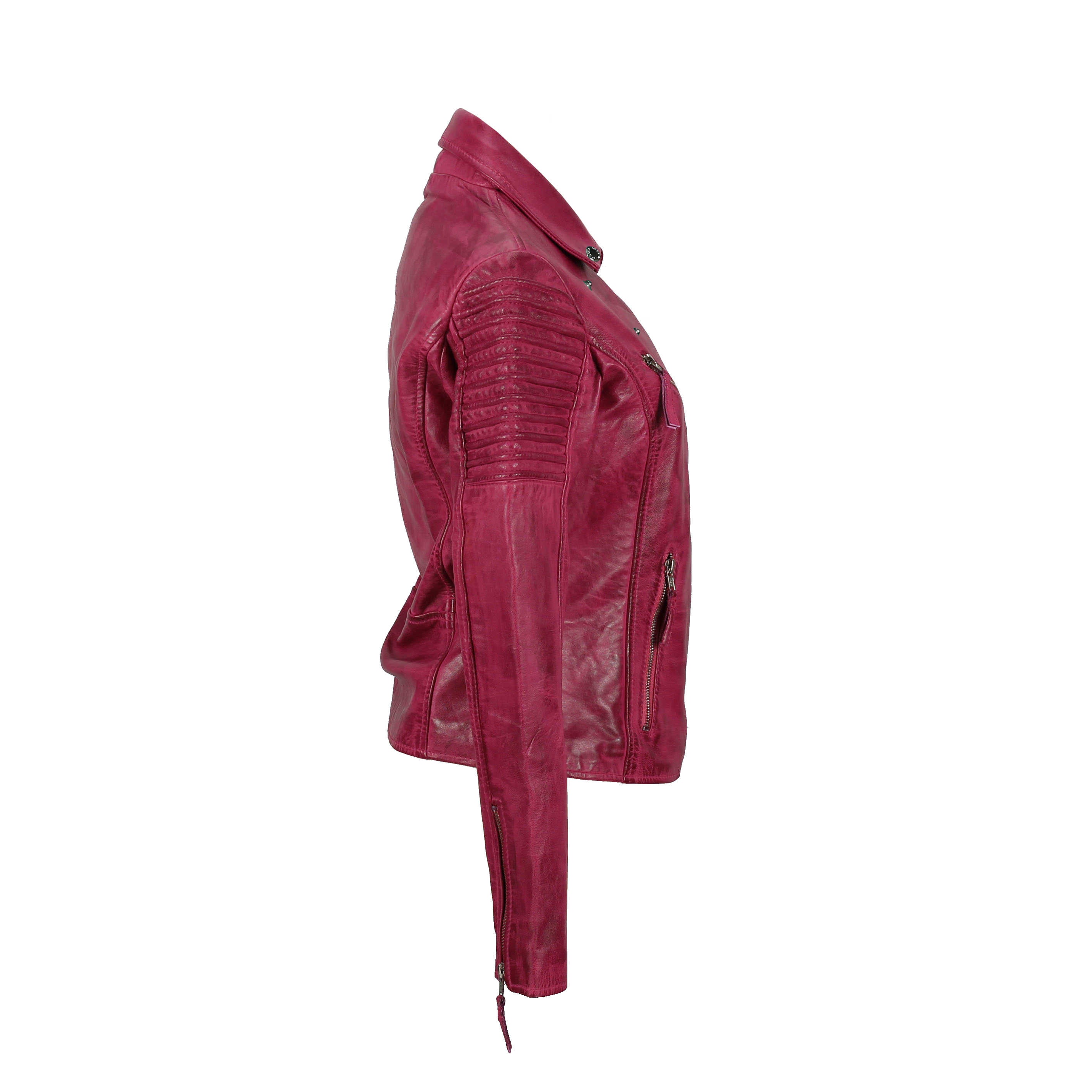 Ladies Retro Biker Pink