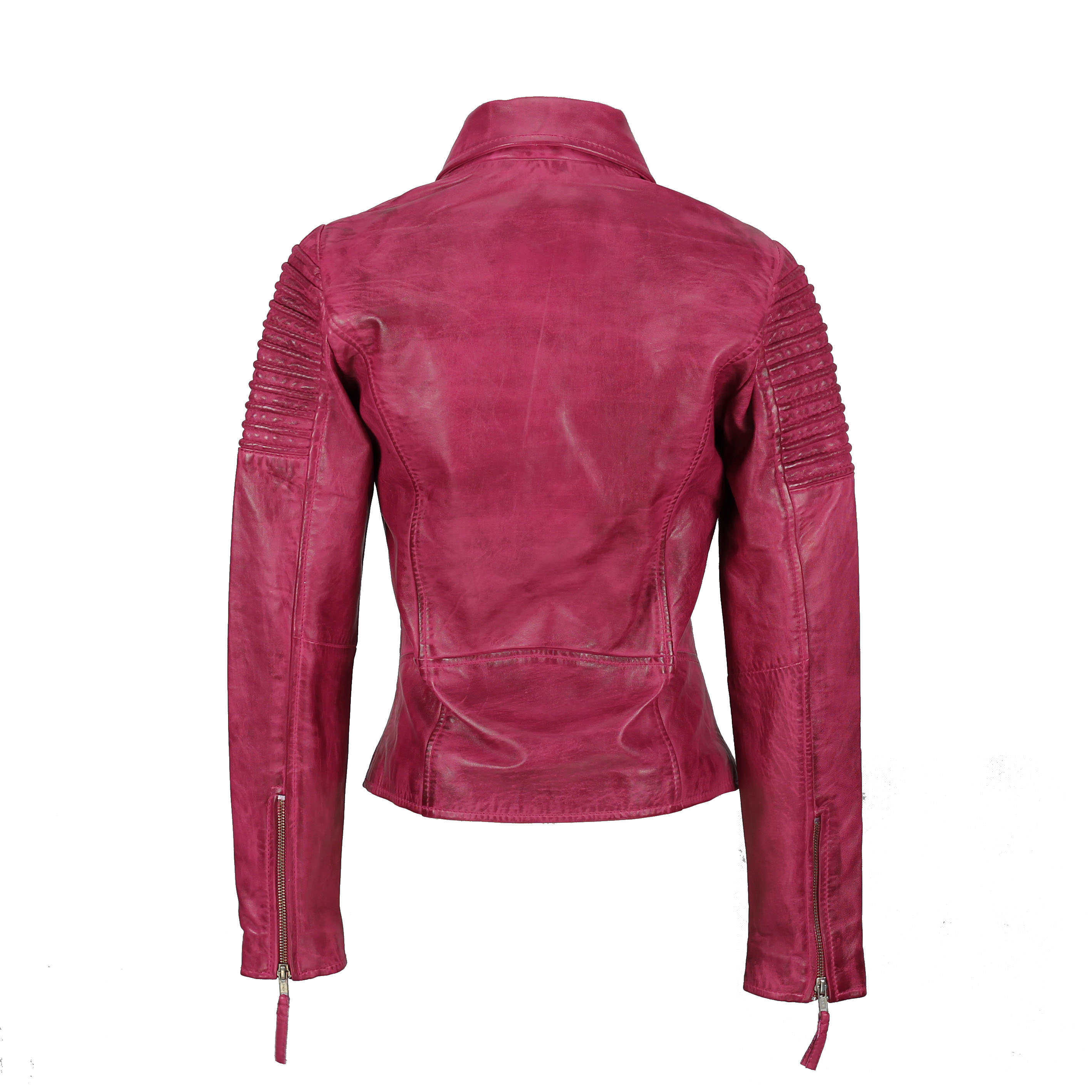 Ladies Retro Biker Pink